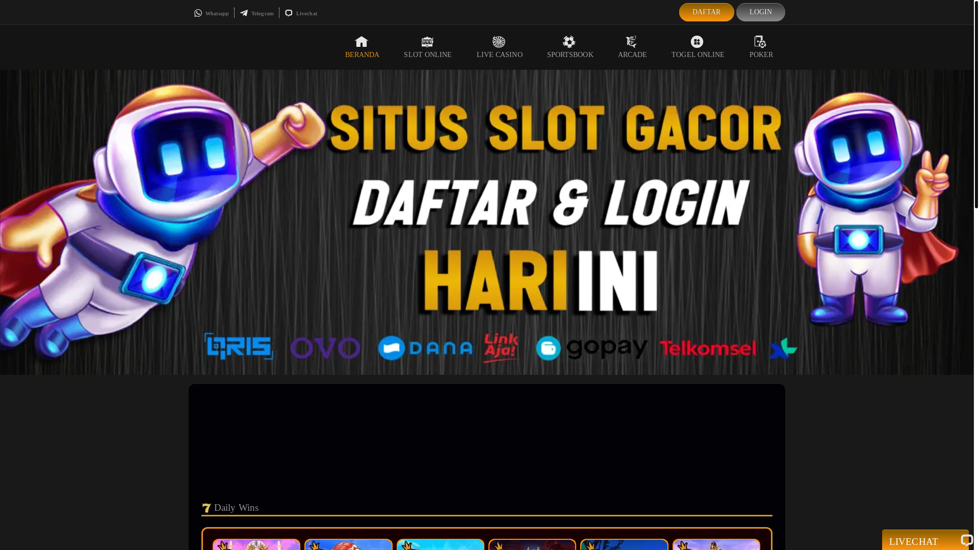 website screenshot of https://kfctoto1.com/