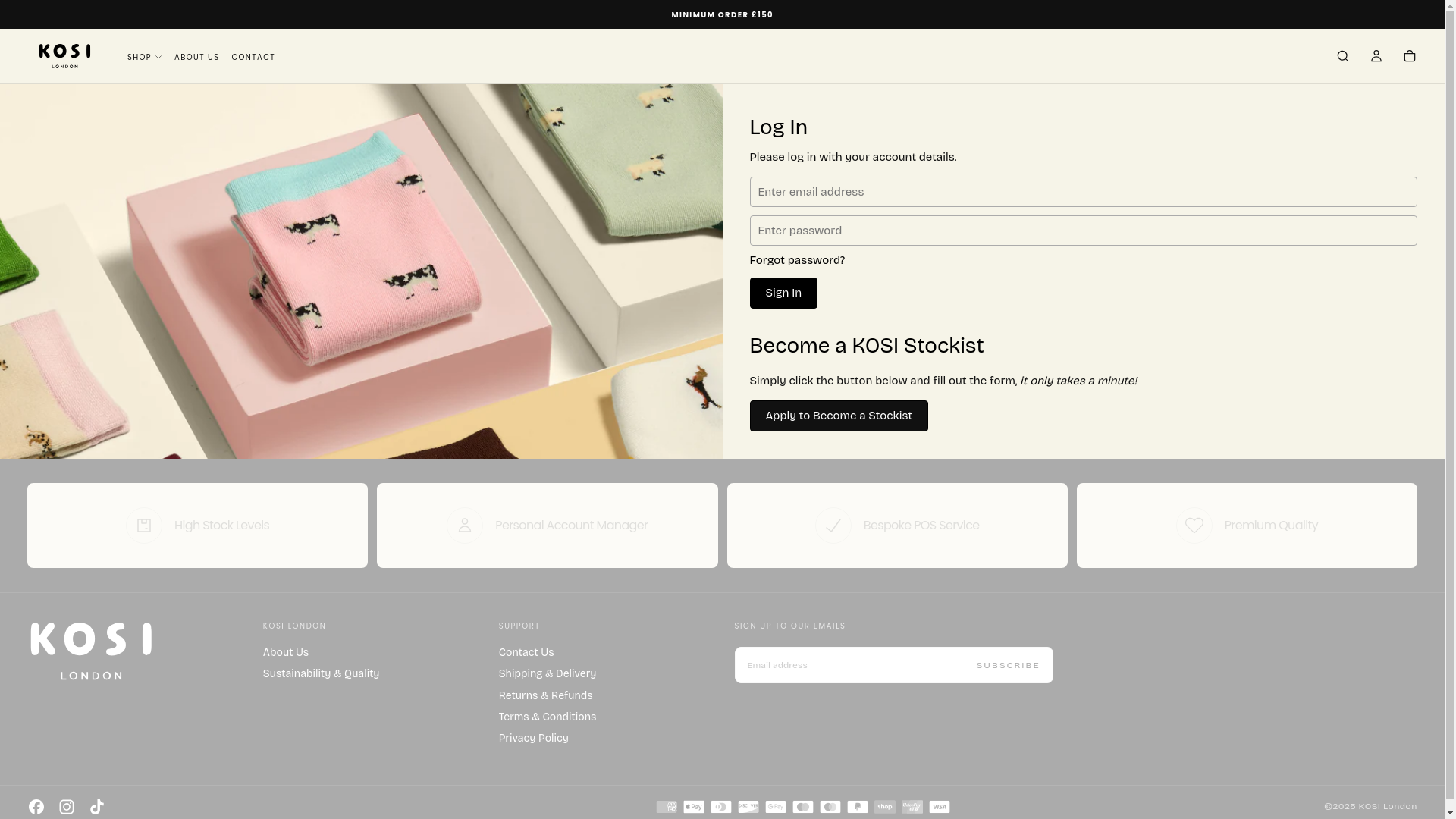 website screenshot of https://kosistyle.com/