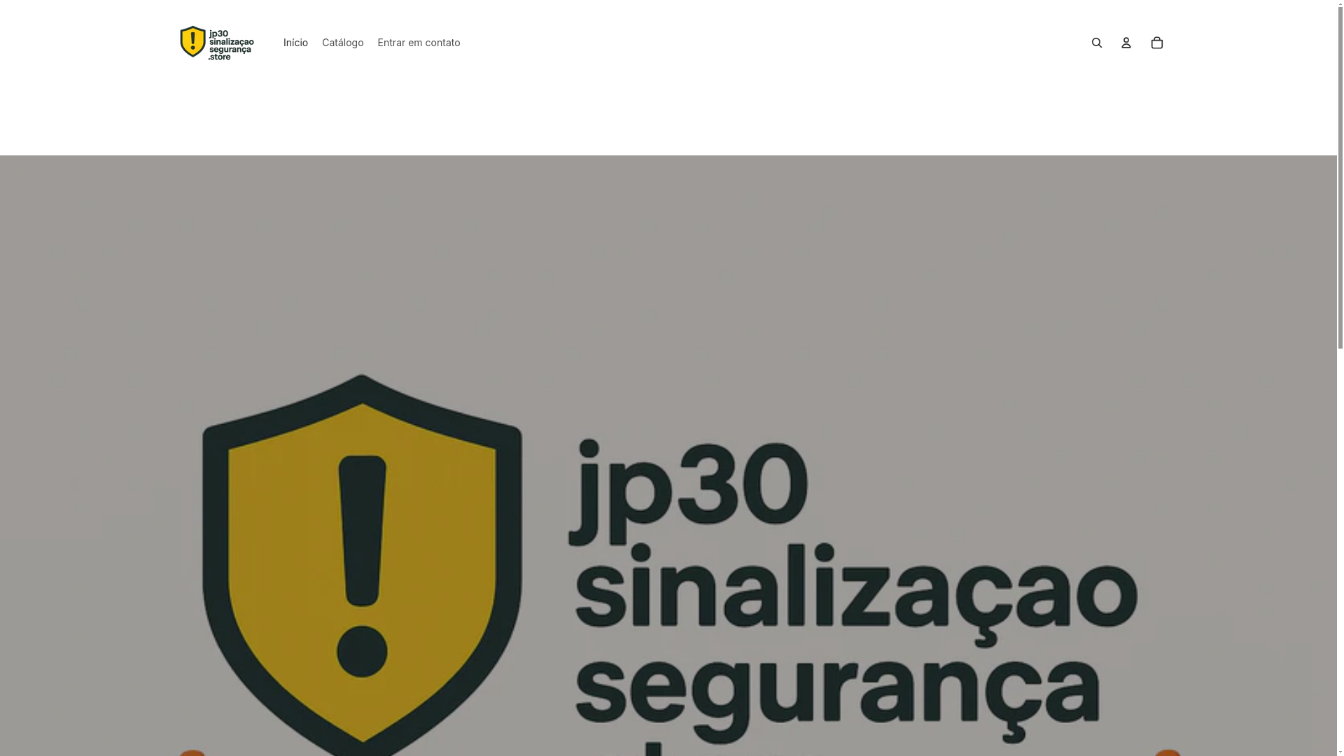 website screenshot of https://jpg30sinalizacaoseguranca.store/