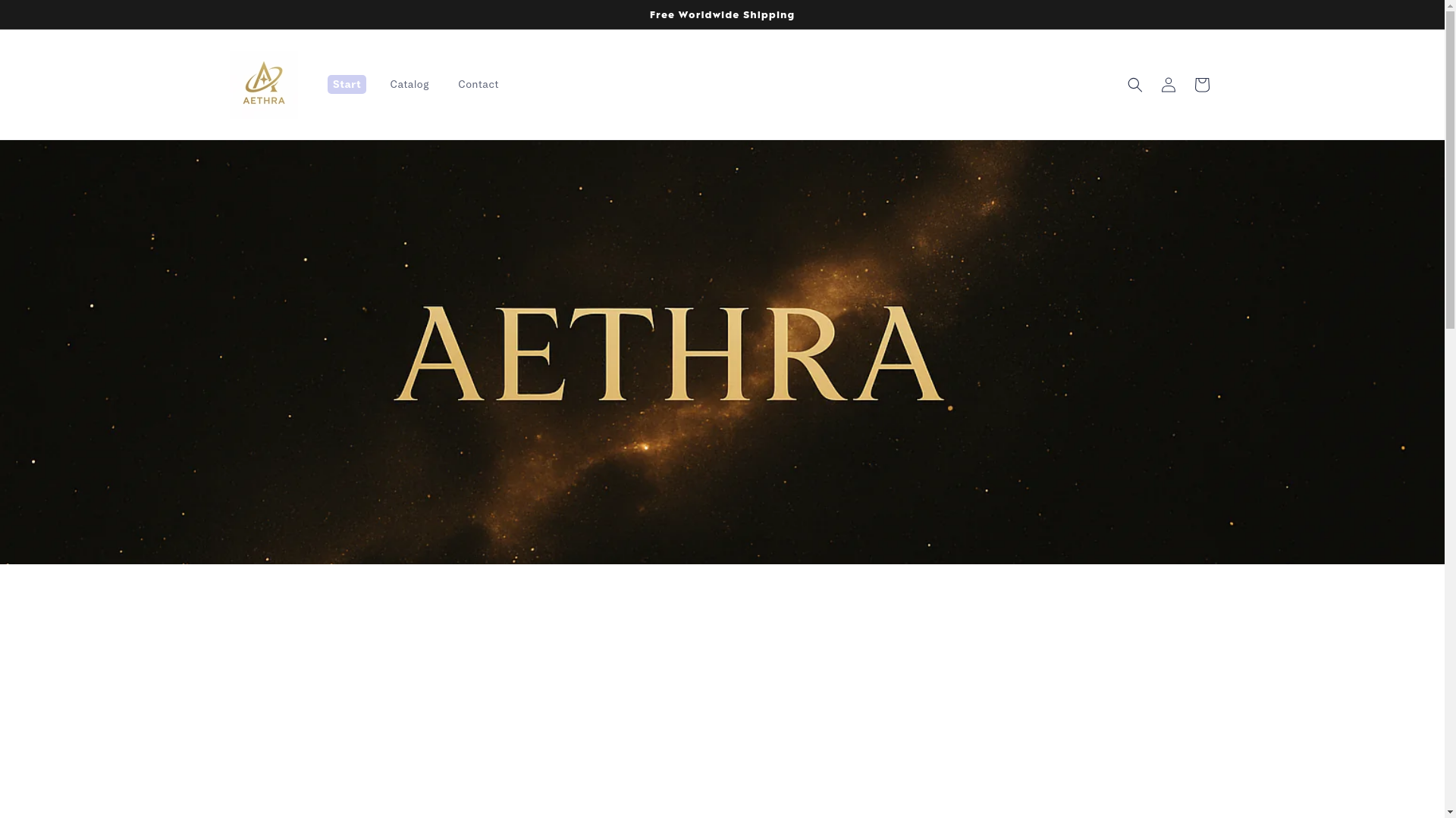 website screenshot of https://getaethra.com/
