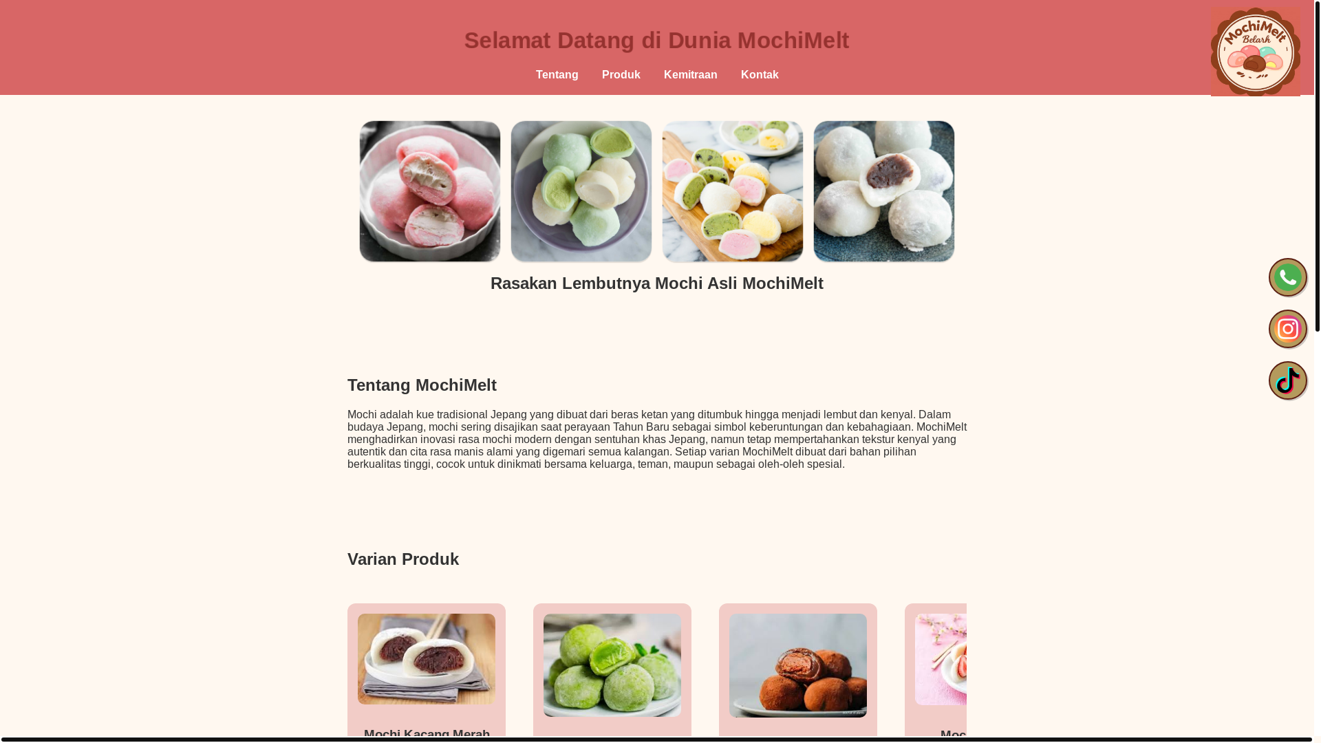 website screenshot of https://belariskaharyanti.web.id/