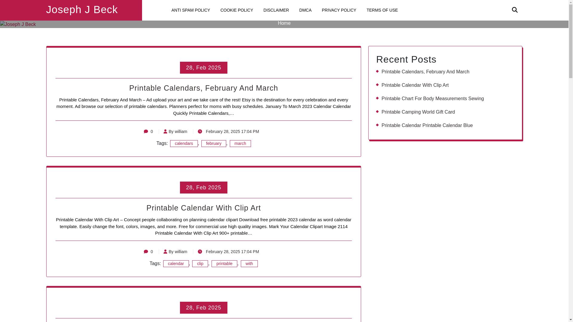 website screenshot of https://josephjbecke.pages.dev/