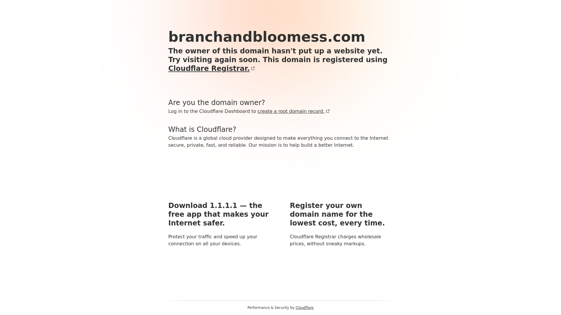website screenshot of https://branchandbloomess.com/
