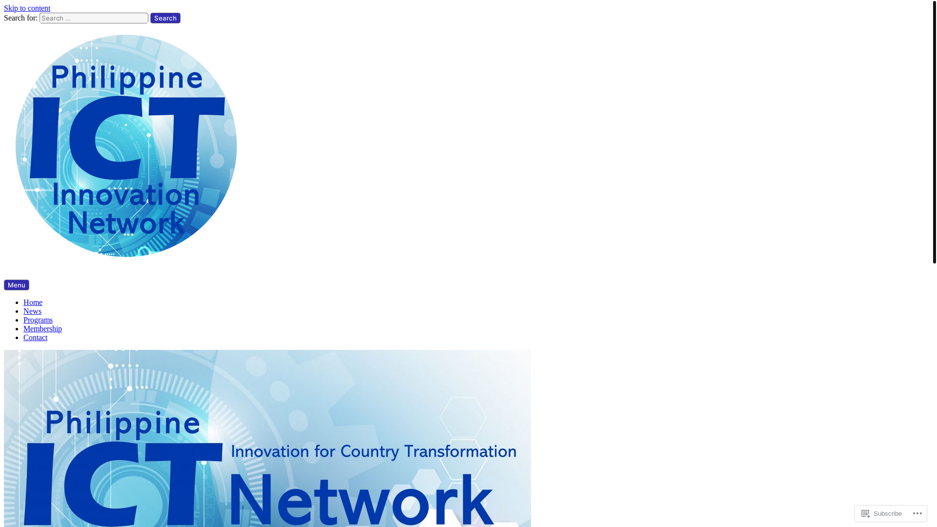 website screenshot of https://ictnetph.com/