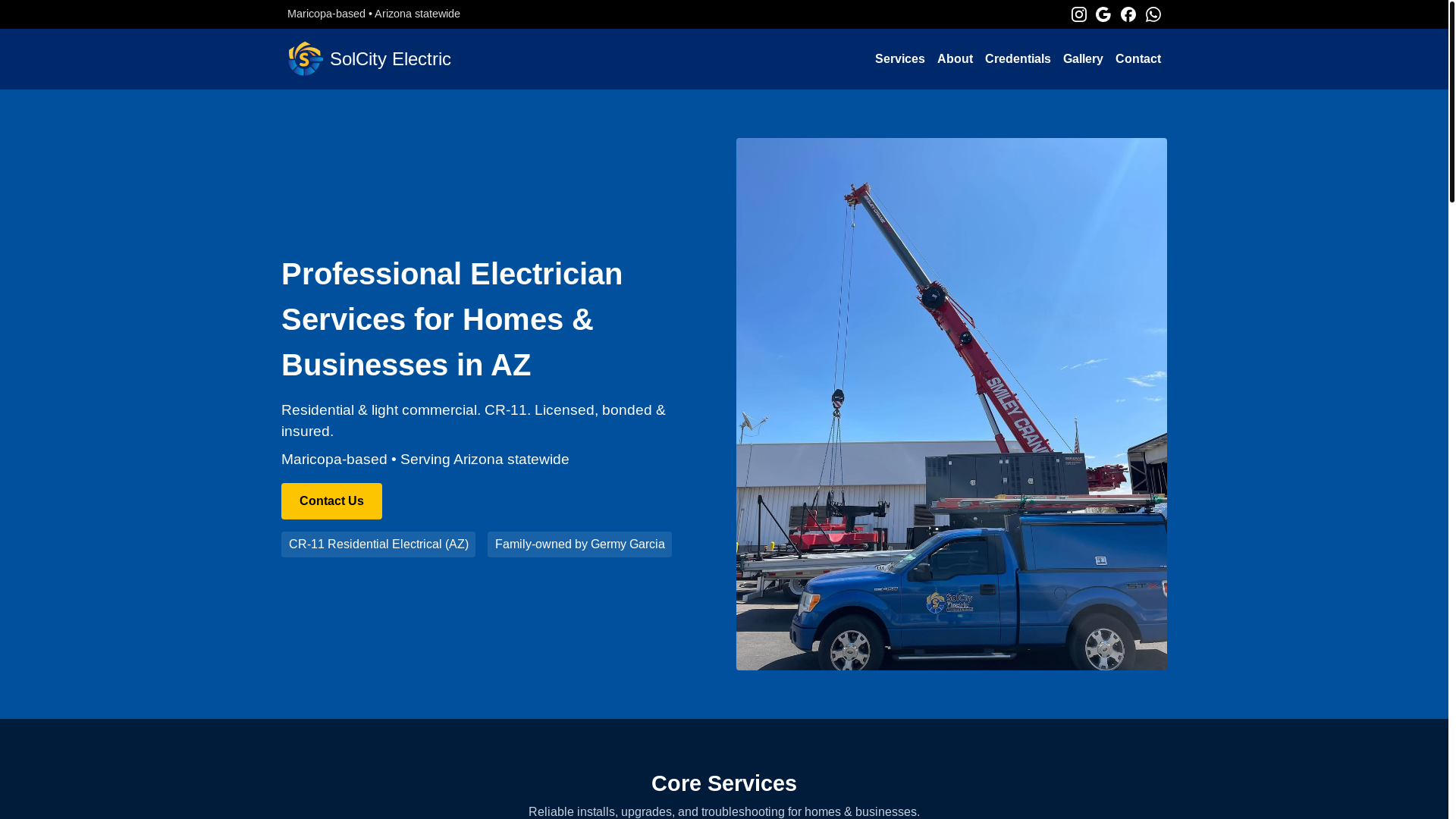 website screenshot of https://solcity-electric.pages.dev/