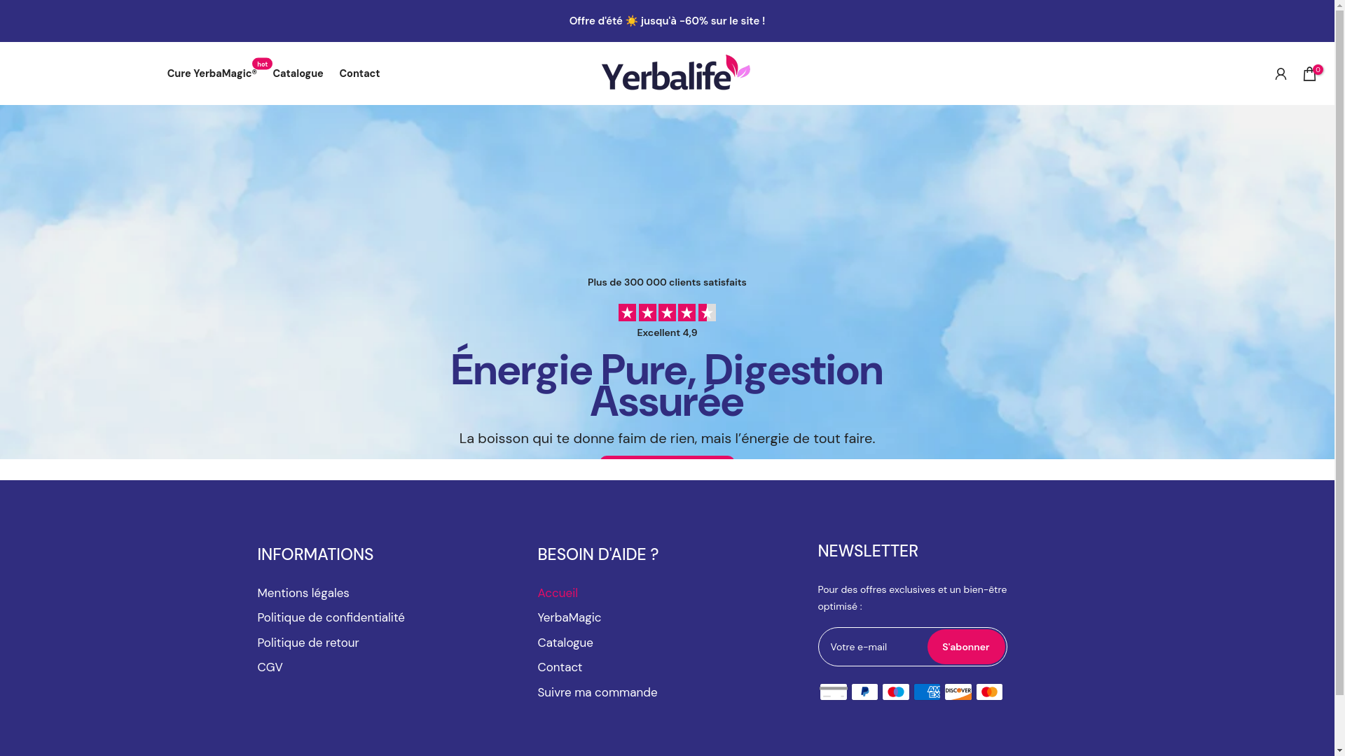 website screenshot of https://drinkyerbalife.com/