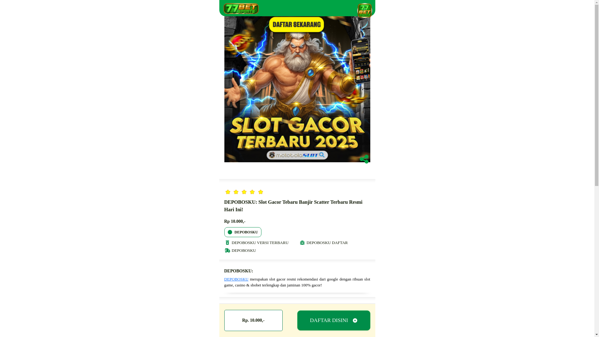 website screenshot of https://rajacuan777.world/