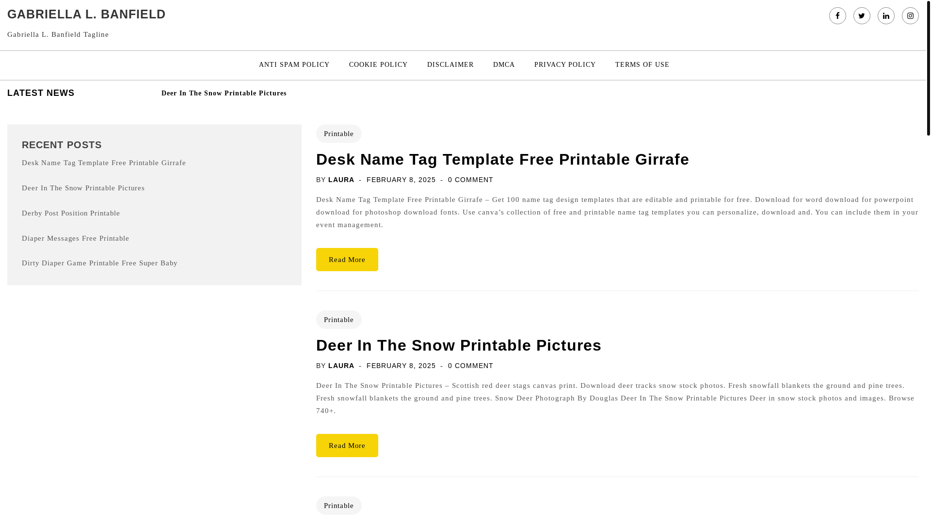 website screenshot of https://gabriellalbanfield.pages.dev/