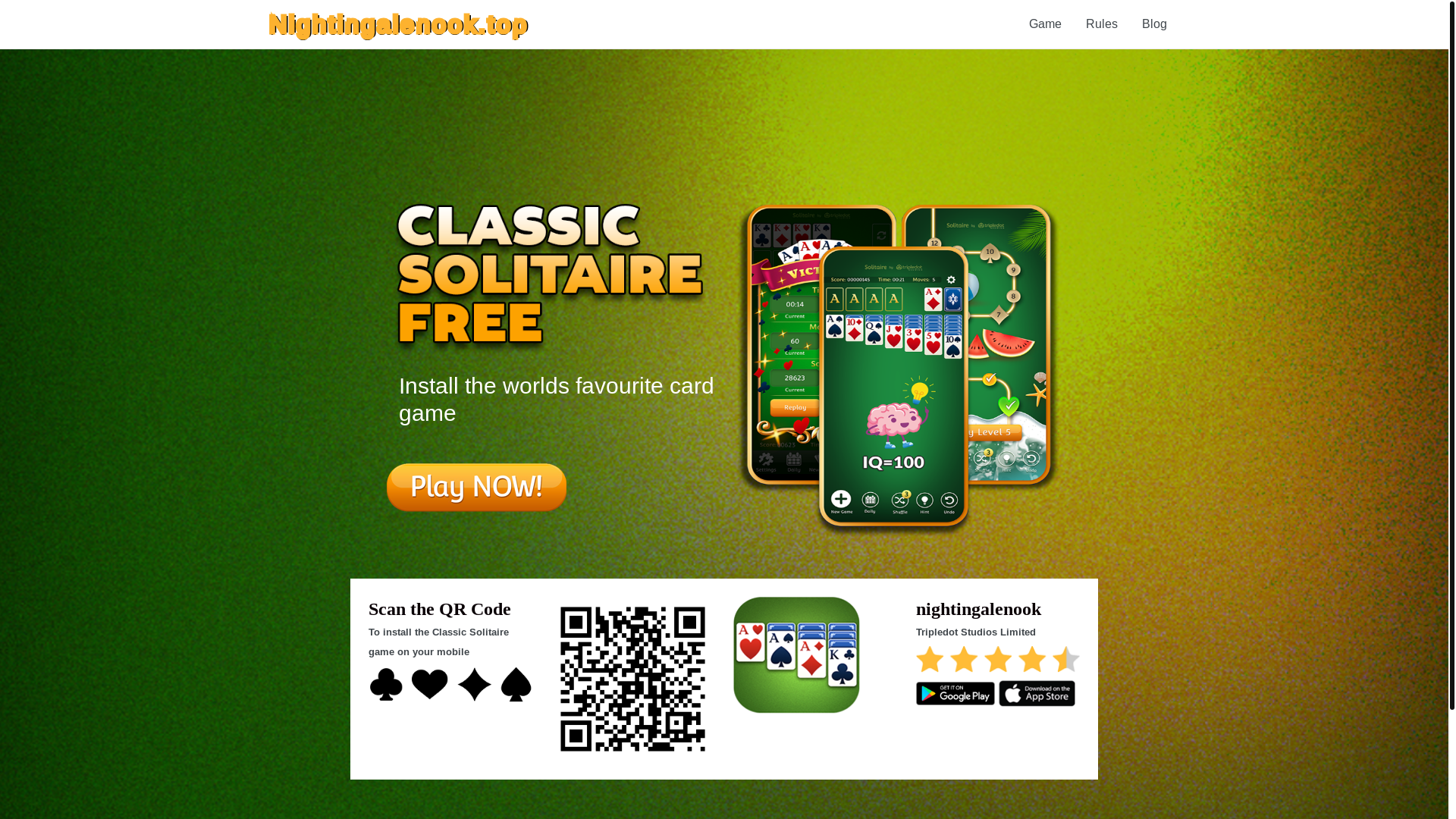 website screenshot of https://nightingalenook.top/