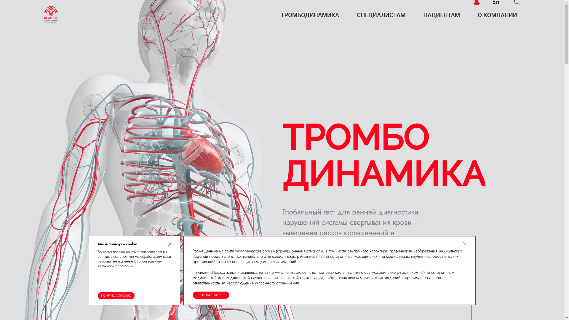 website screenshot of https://haemodevices.com/