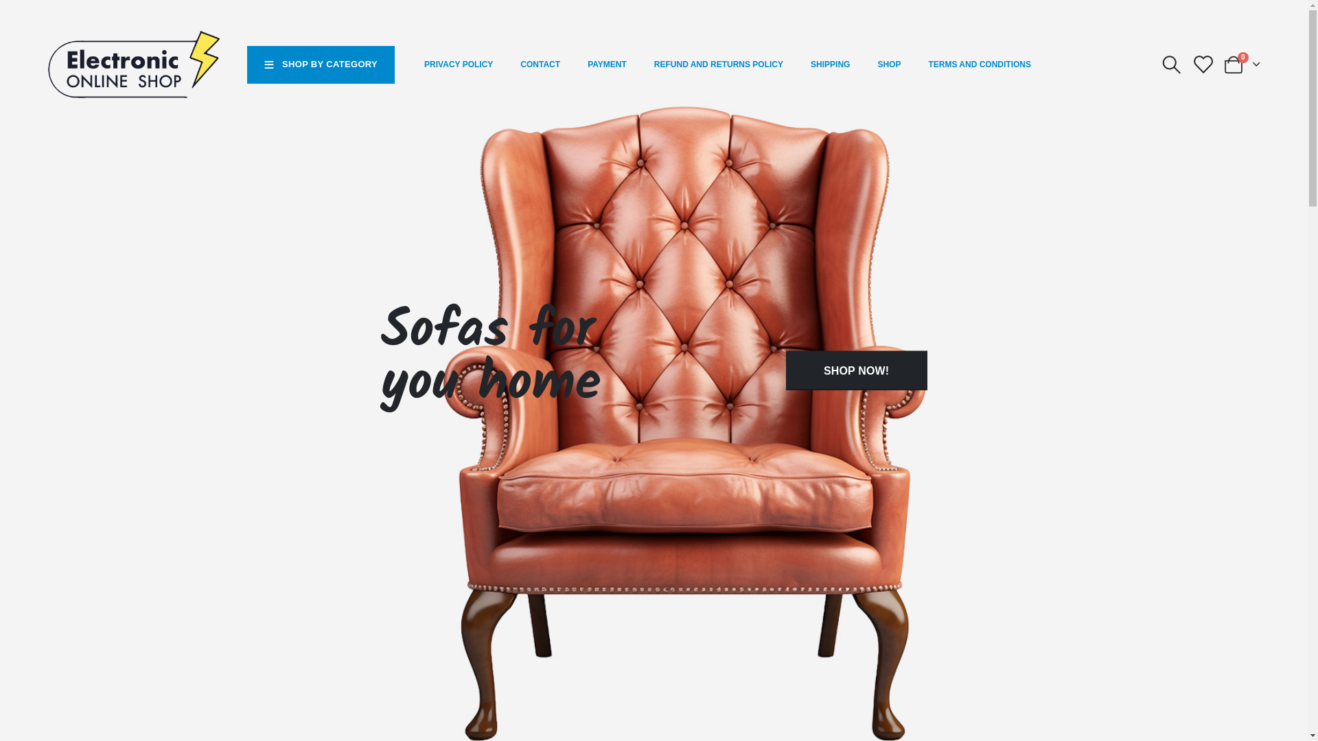 website screenshot of https://electroniconlineshop.co.uk/
