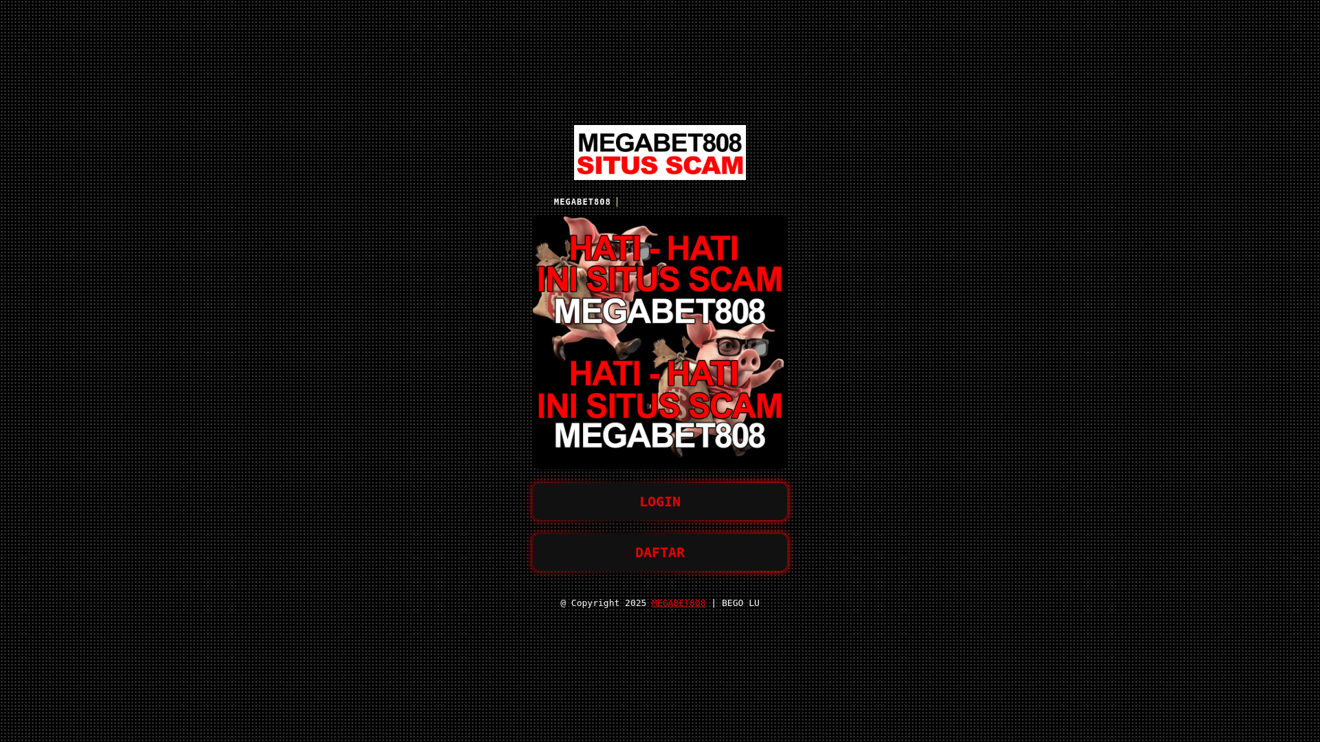 website screenshot of https://megabet808-scam-scam.pages.dev/