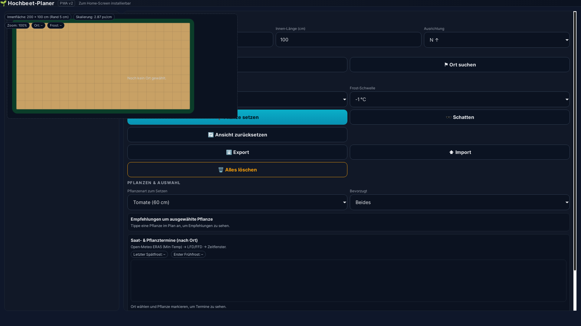 website screenshot of https://hochbeet2.pages.dev/