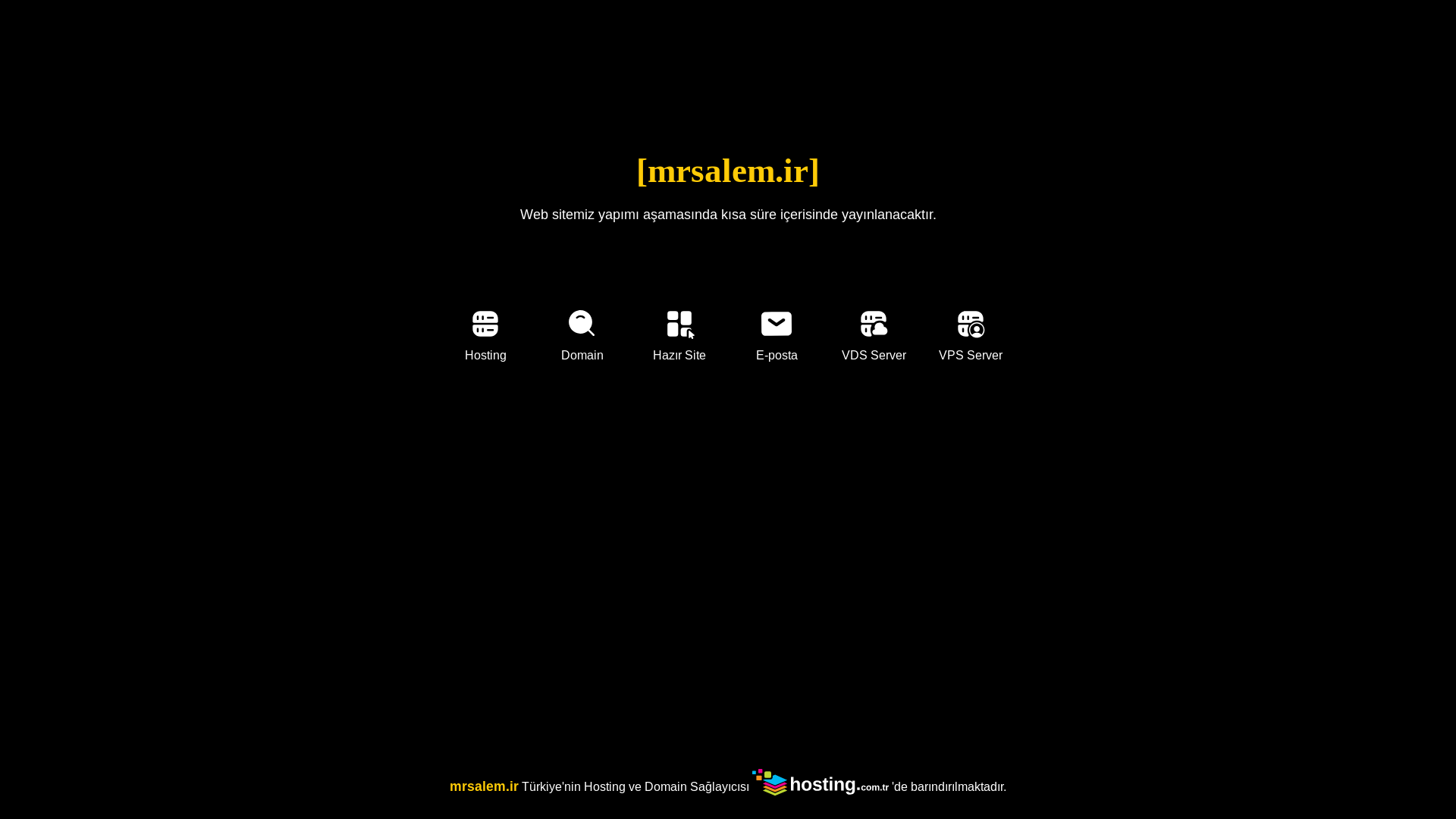 website screenshot of https://mrsalem.ir/