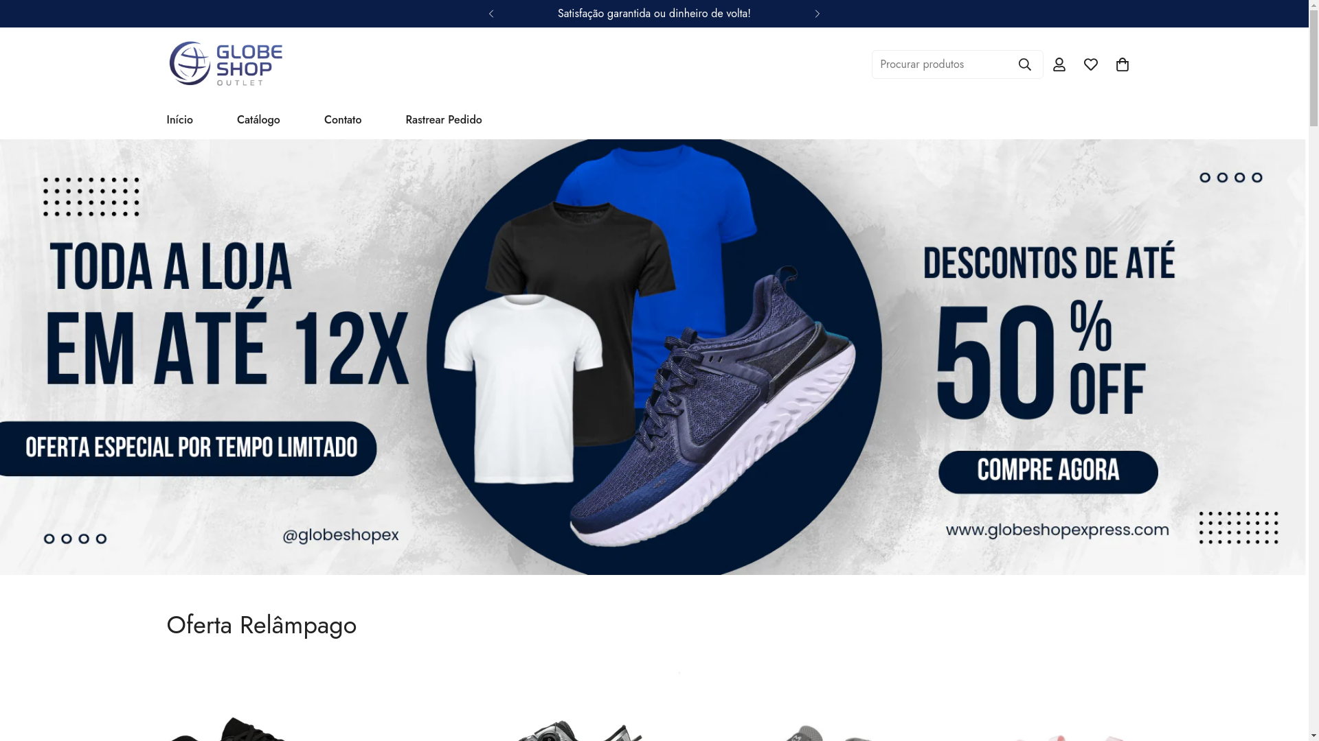 website screenshot of https://pisarteoutlet.com.br/