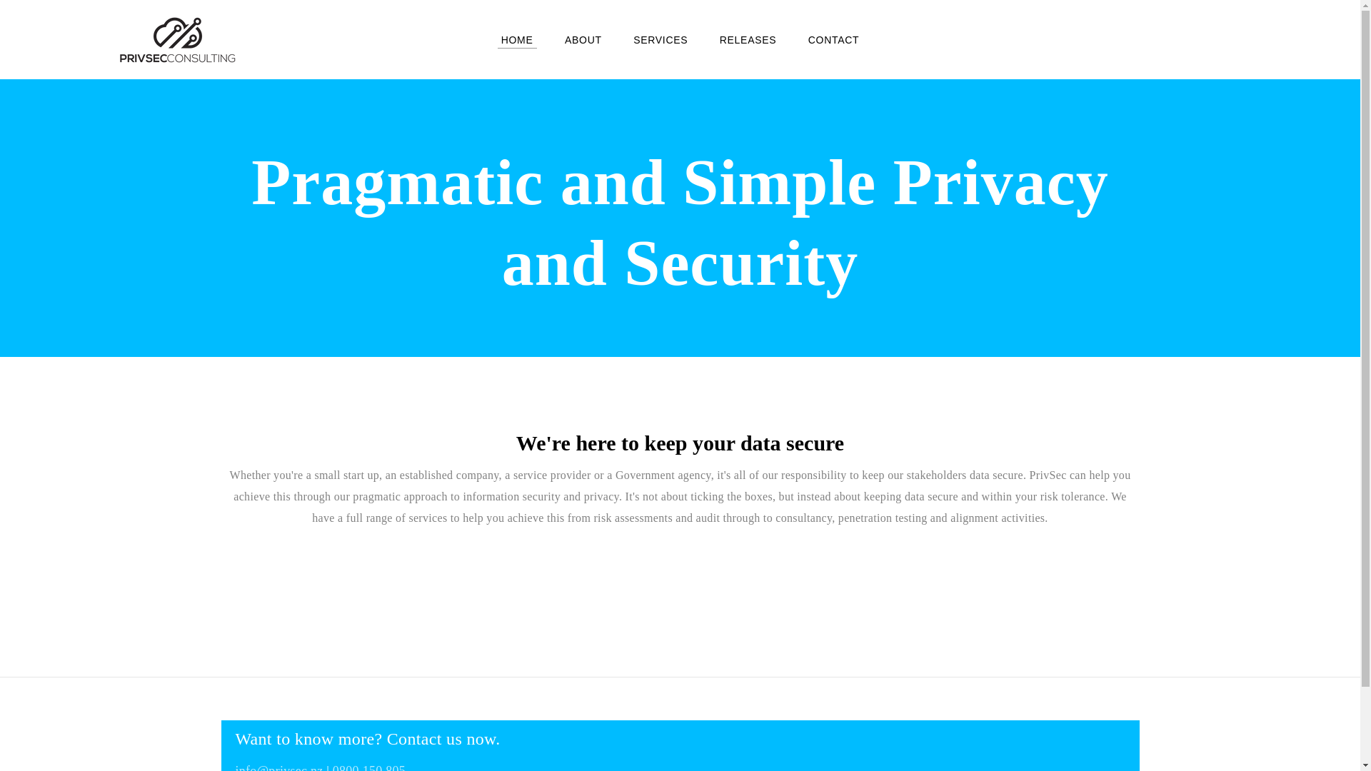 website screenshot of https://secureai.nz/