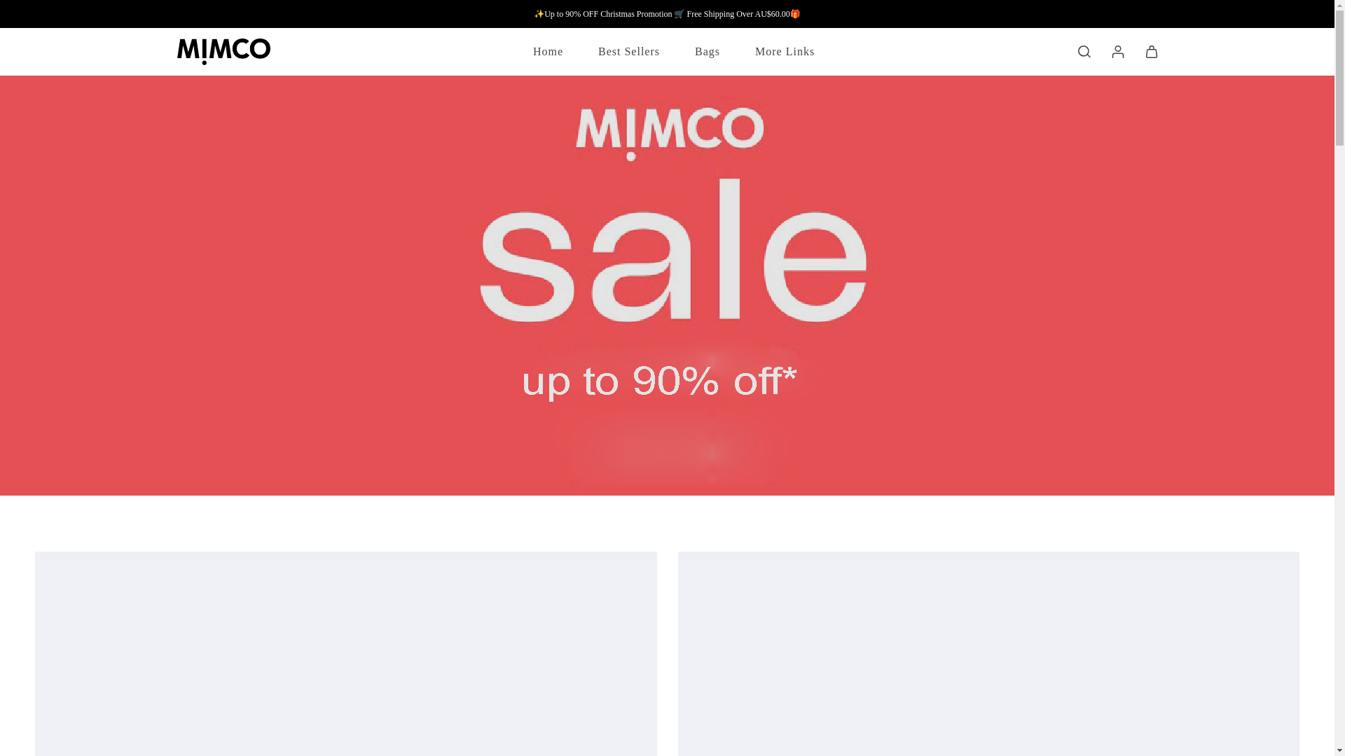 website screenshot of https://www.mimcoaubags.com/