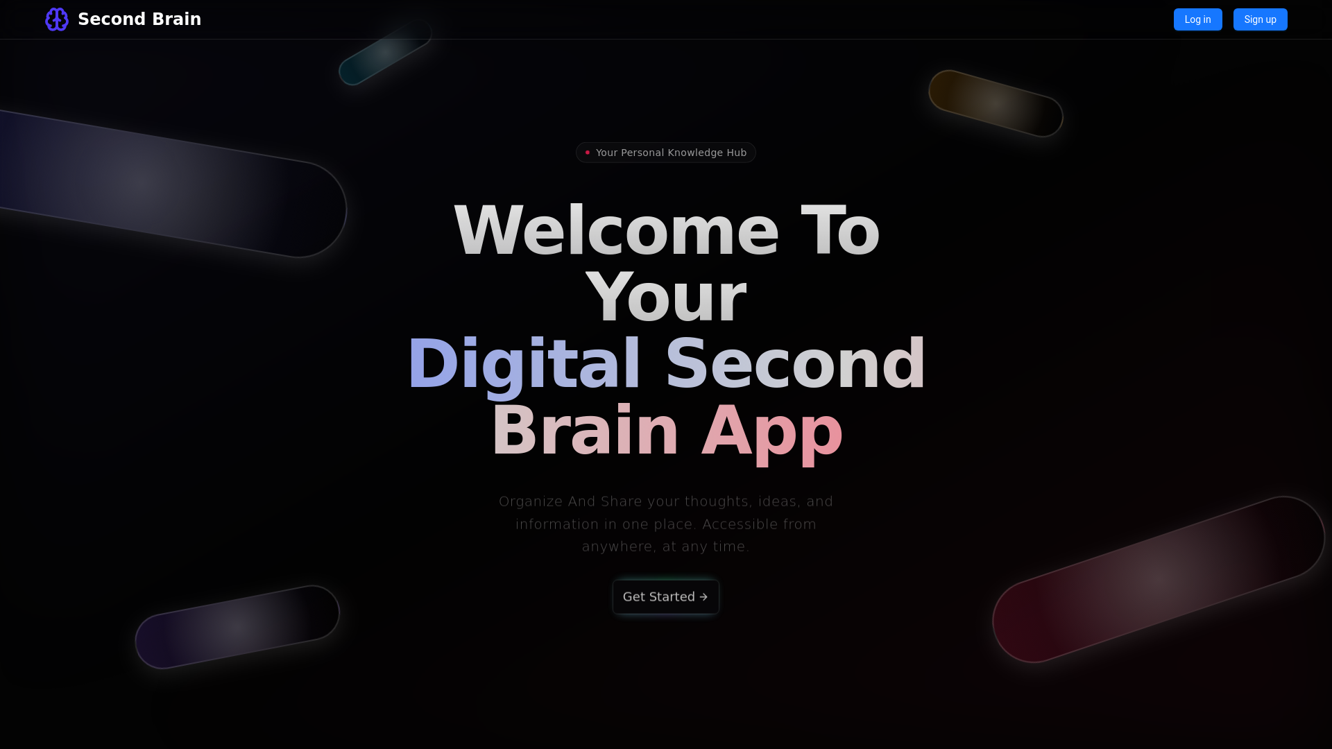 website screenshot of https://second-brain-lp.pages.dev/