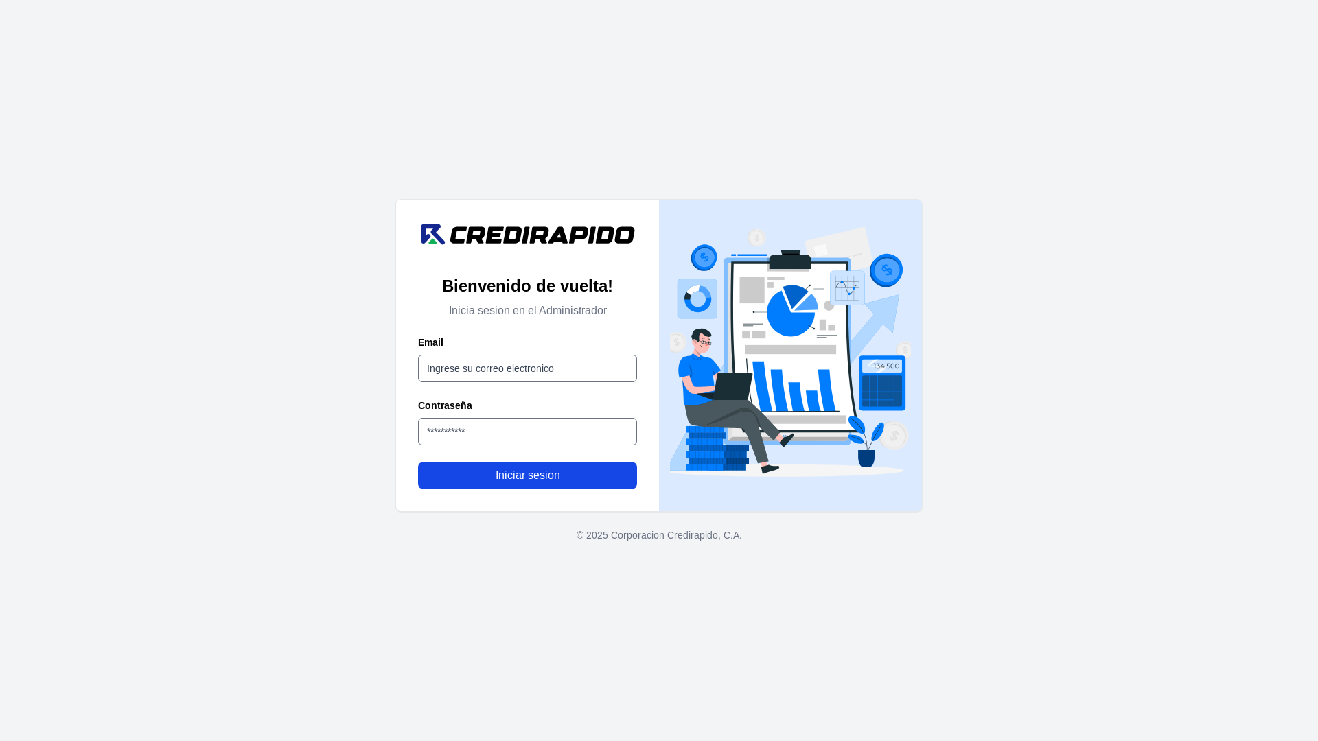 website screenshot of https://credirapidoapp.com/
