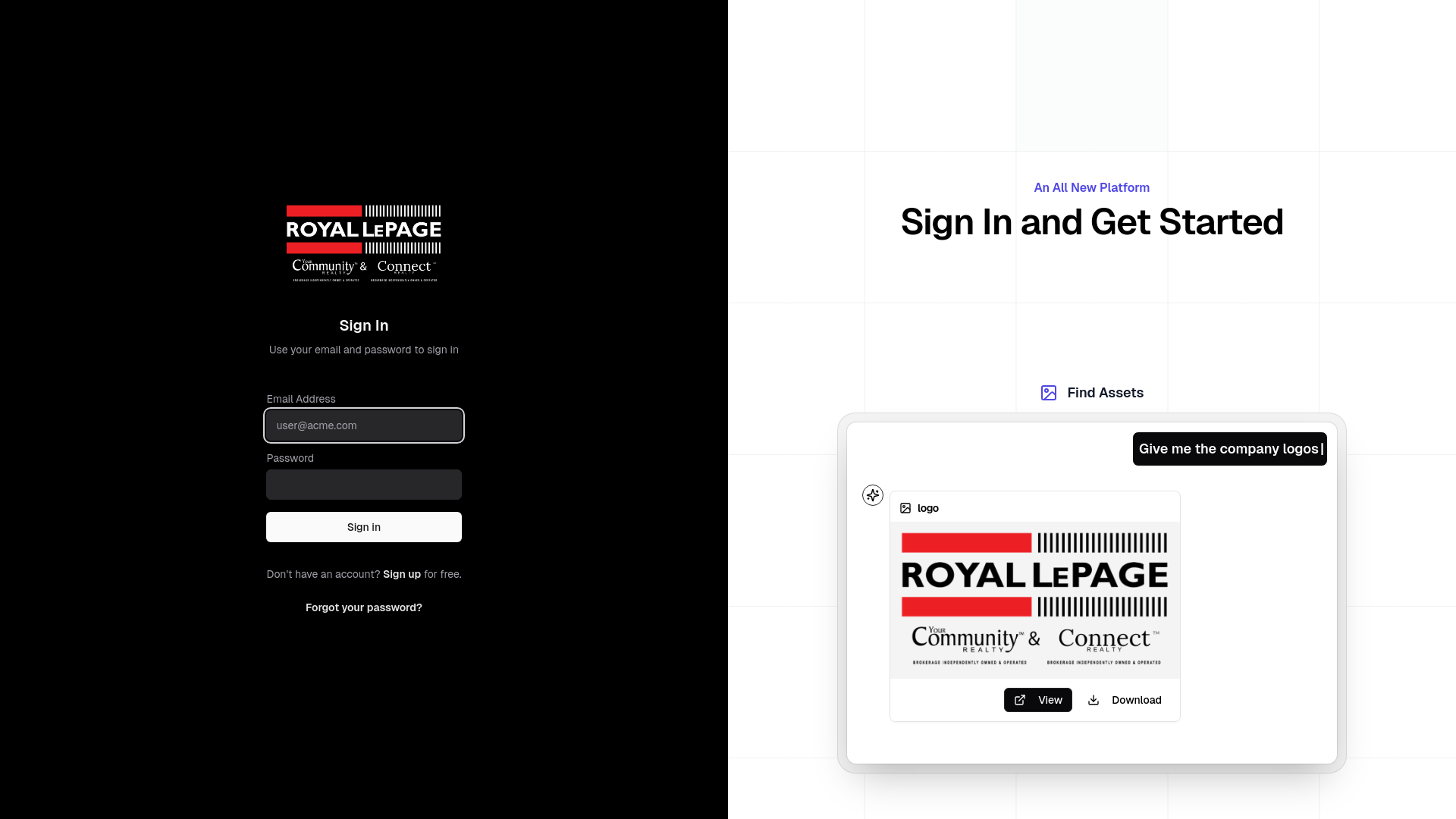 website screenshot of https://ycragenthub.ca/