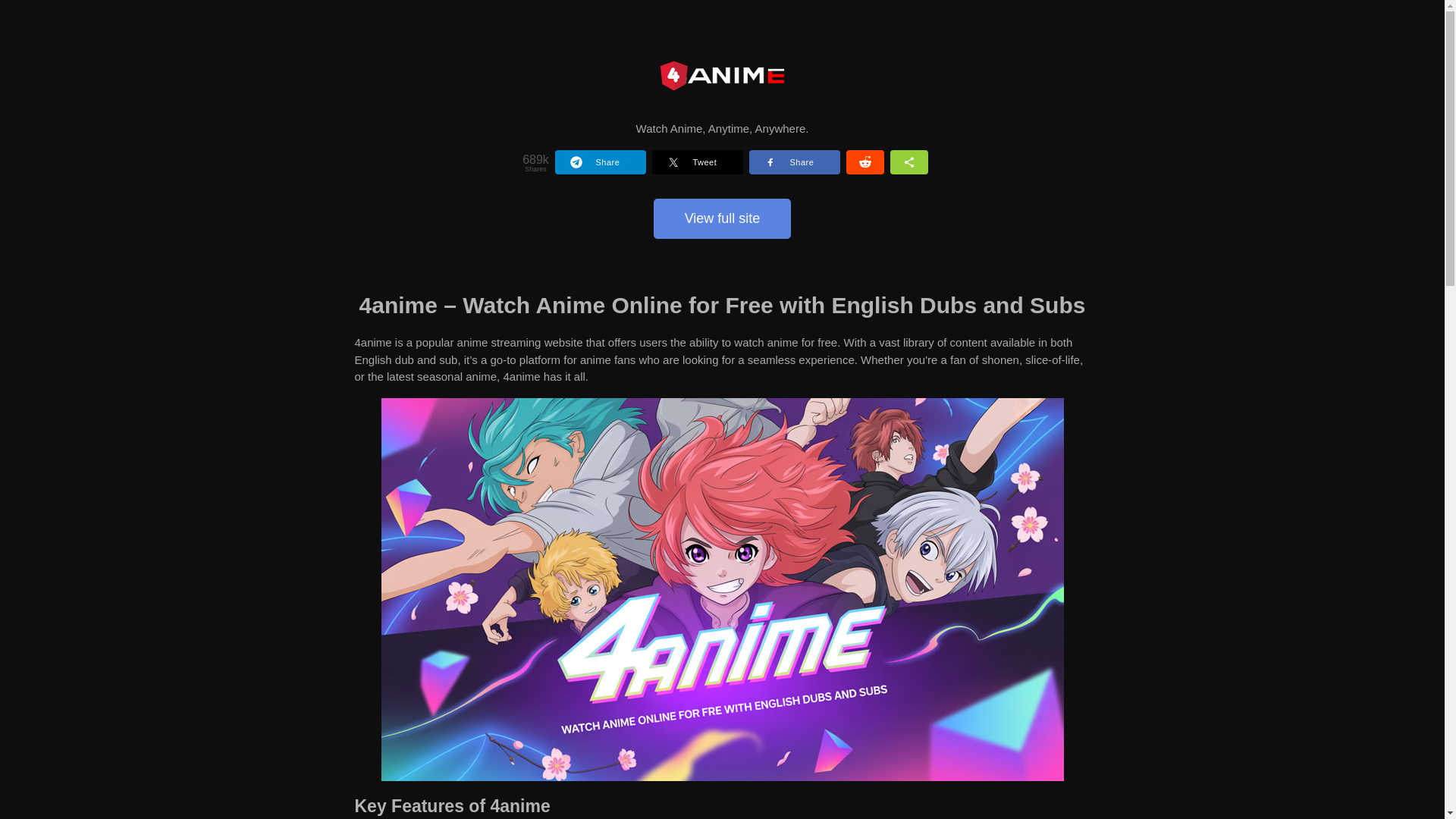 website screenshot of https://4animes.art/