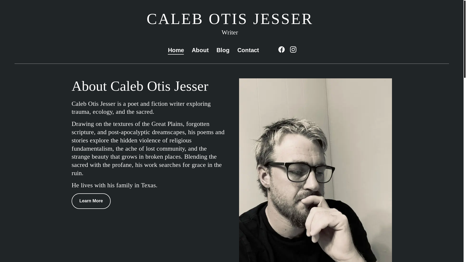 website screenshot of https://calebotisjesser.com/
