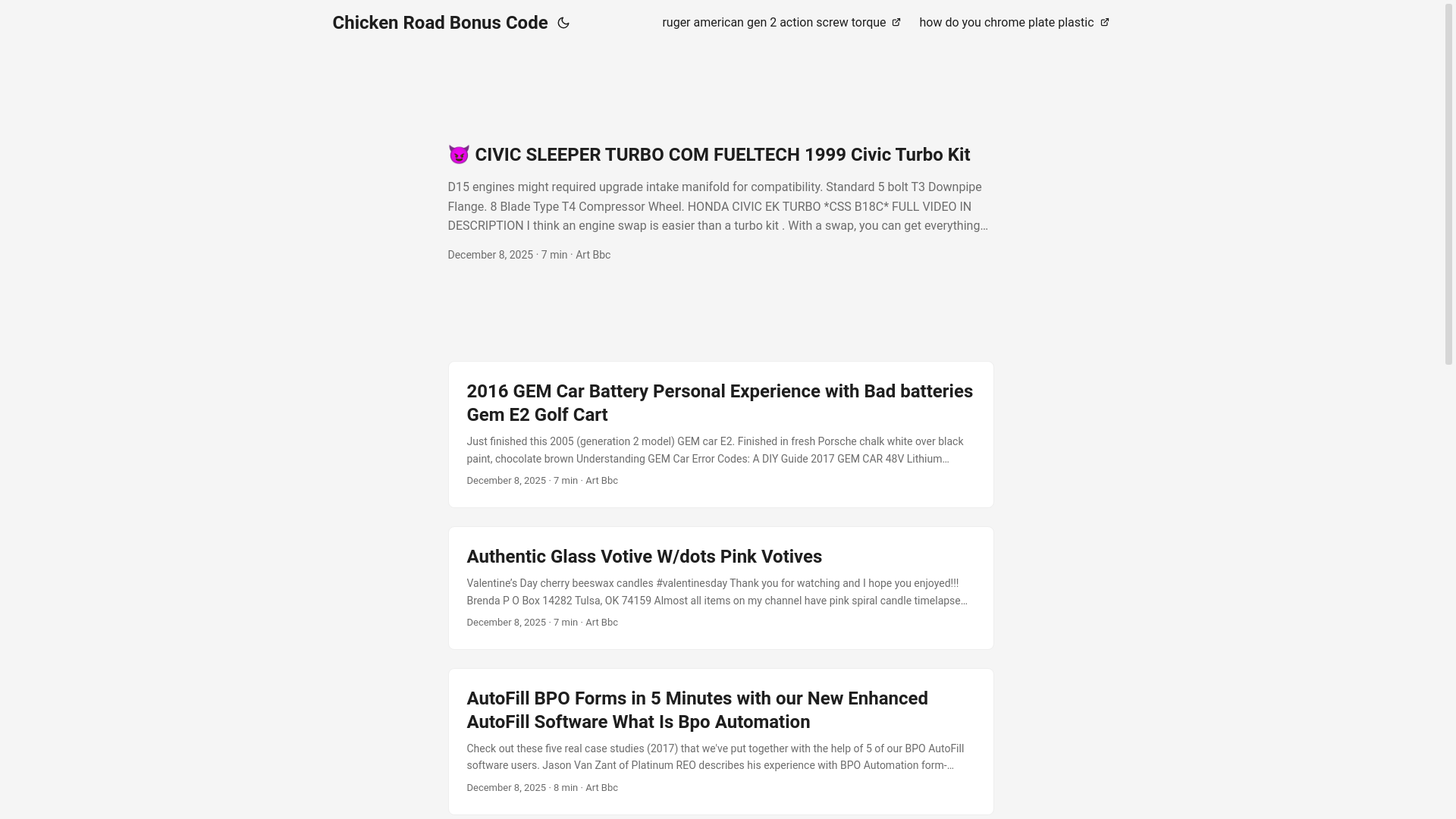 website screenshot of https://chickenroadbonuscode4.pages.dev/
