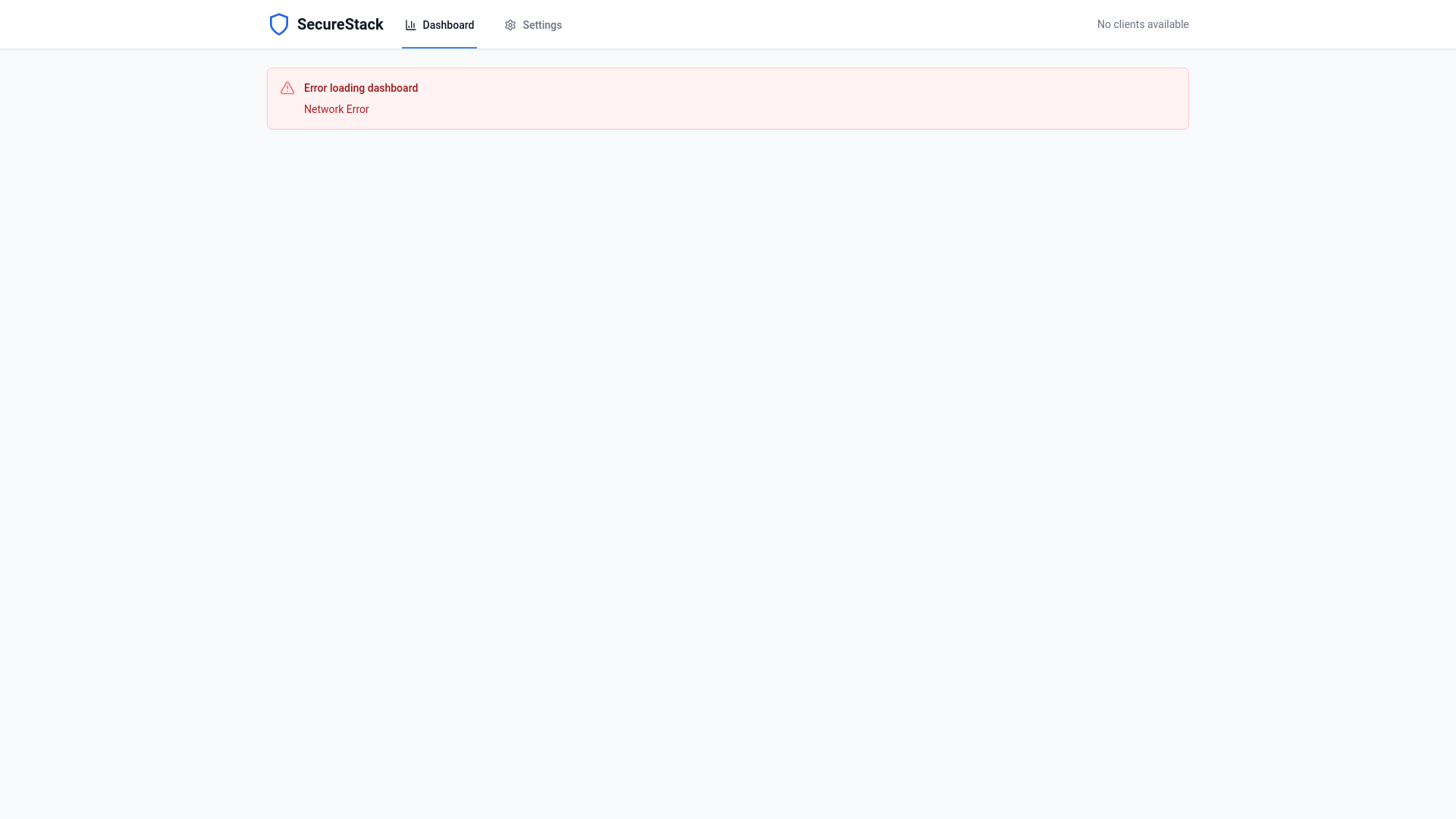website screenshot of https://securestackscan.com/