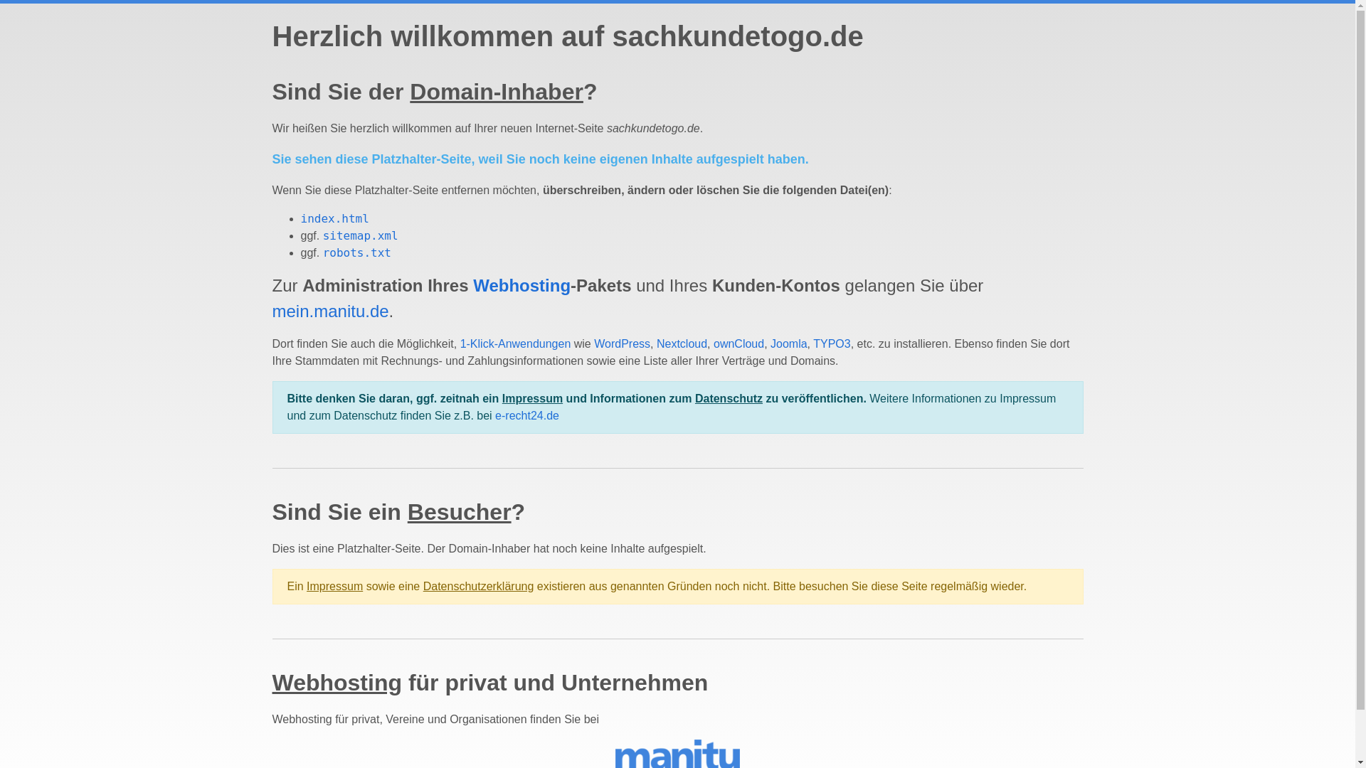 website screenshot of https://sachkundetogo.de/