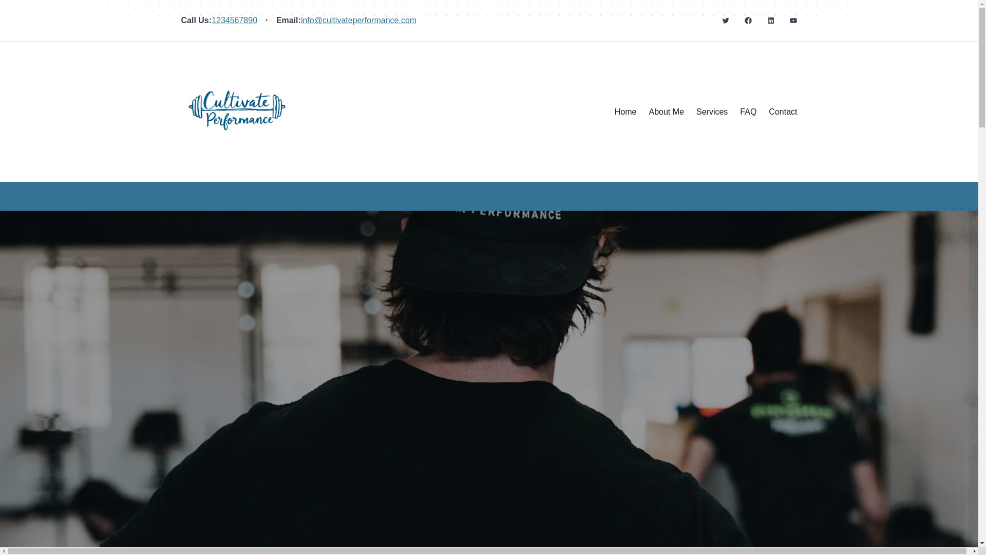 website screenshot of https://cultivateperformancebyhannah.com/