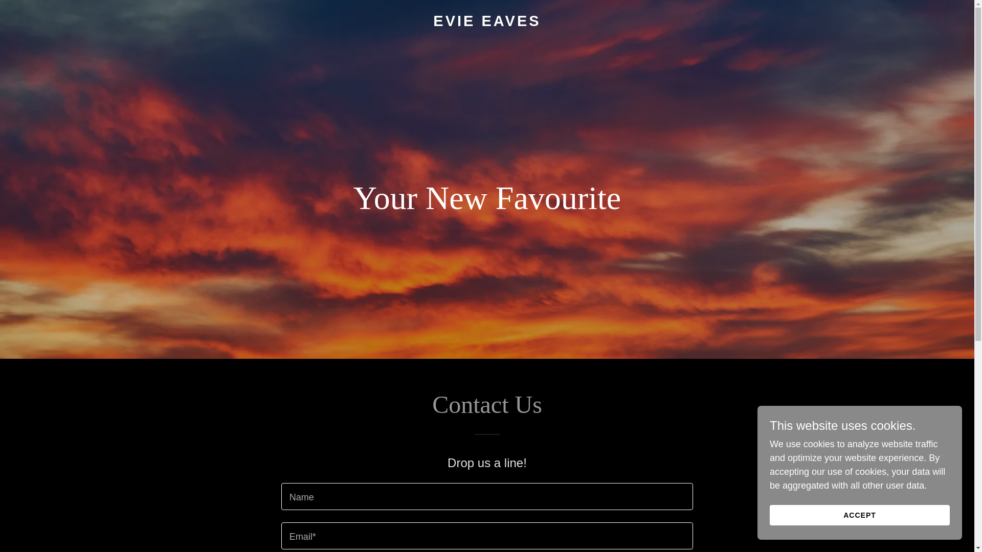 website screenshot of https://evieeaves.com/