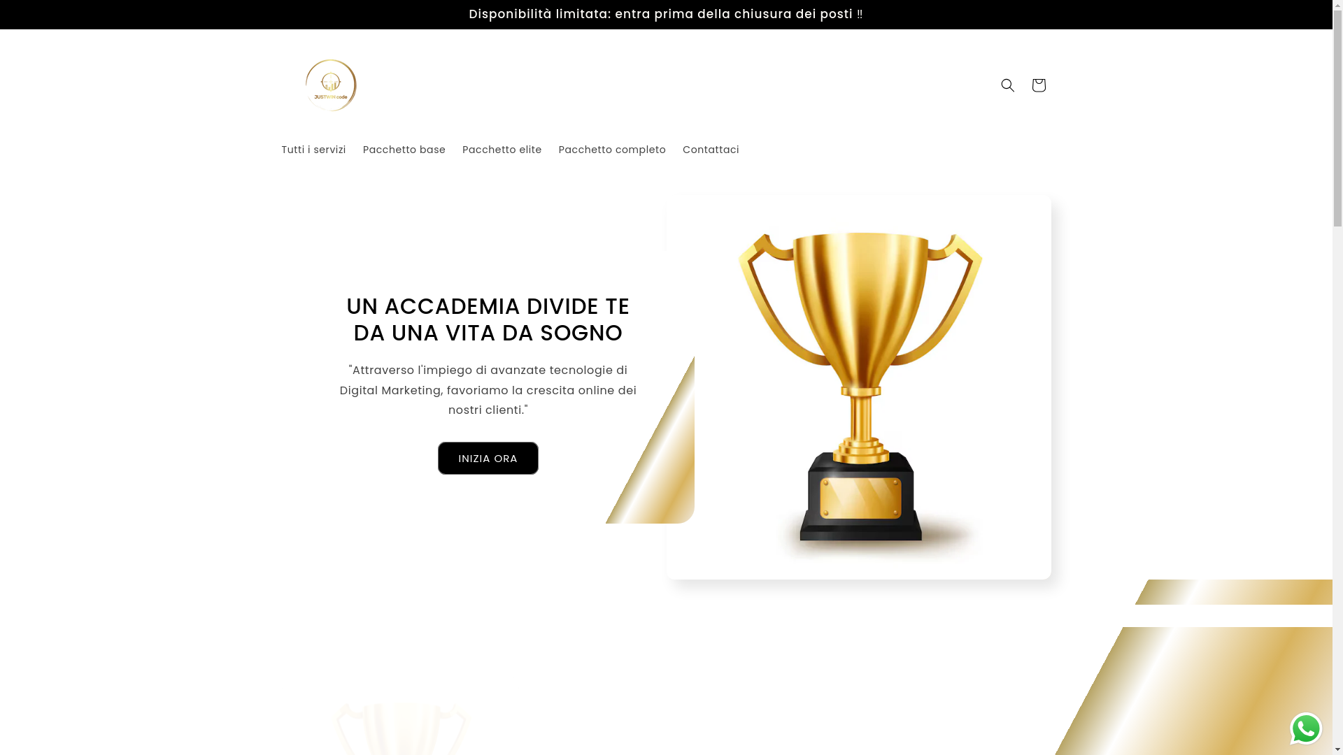 website screenshot of https://justwincode.com/