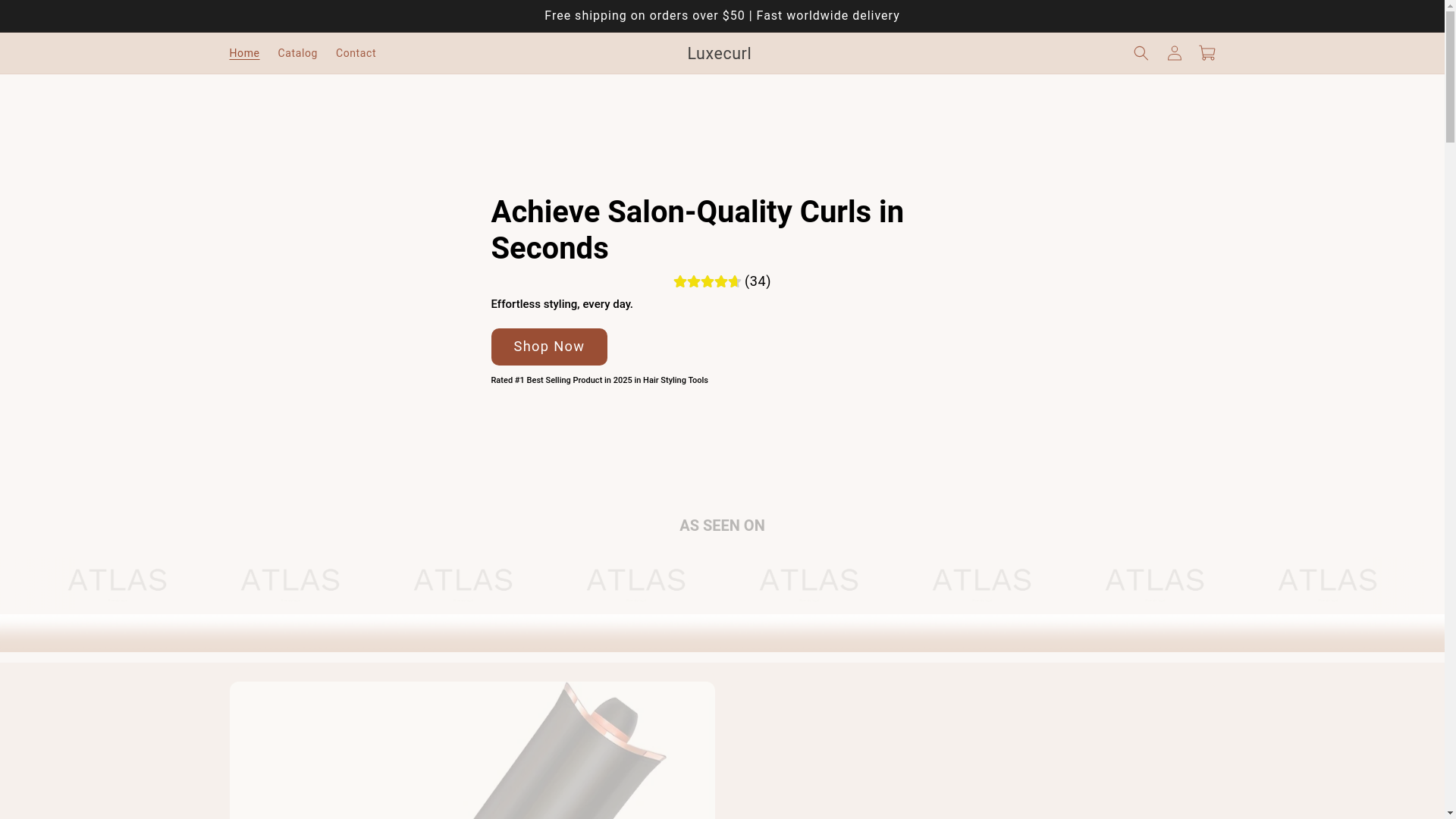 website screenshot of https://luxeplace.shop/