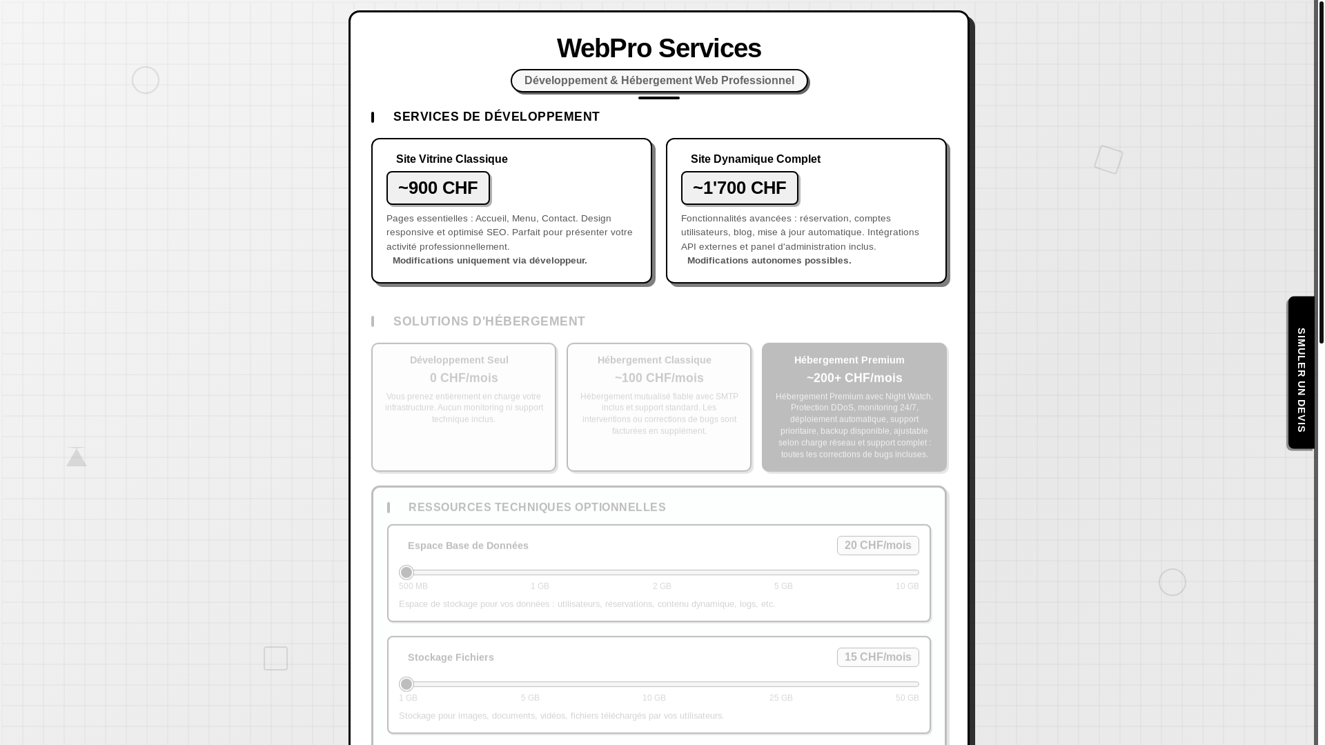 website screenshot of https://webpro-services.fr/