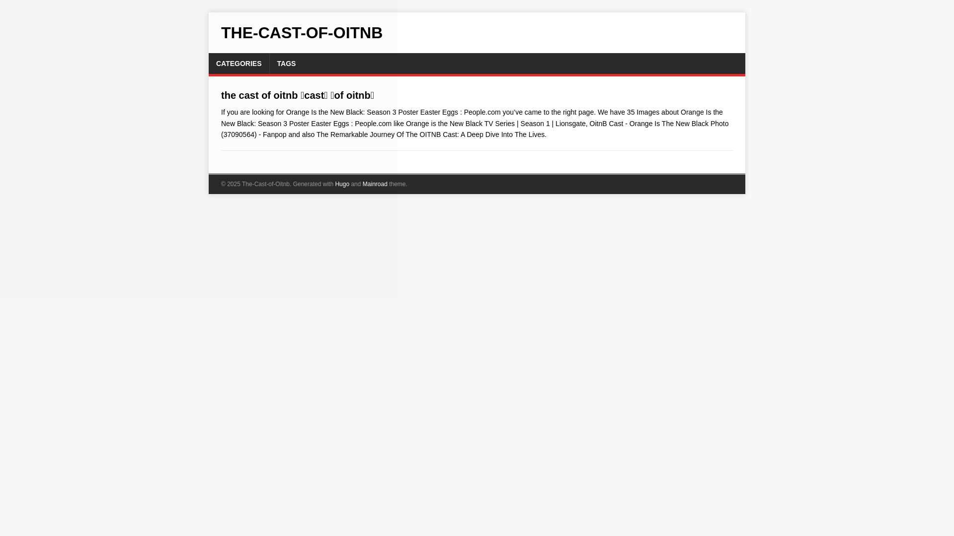 website screenshot of https://the-cast-of-oitnb.pages.dev/