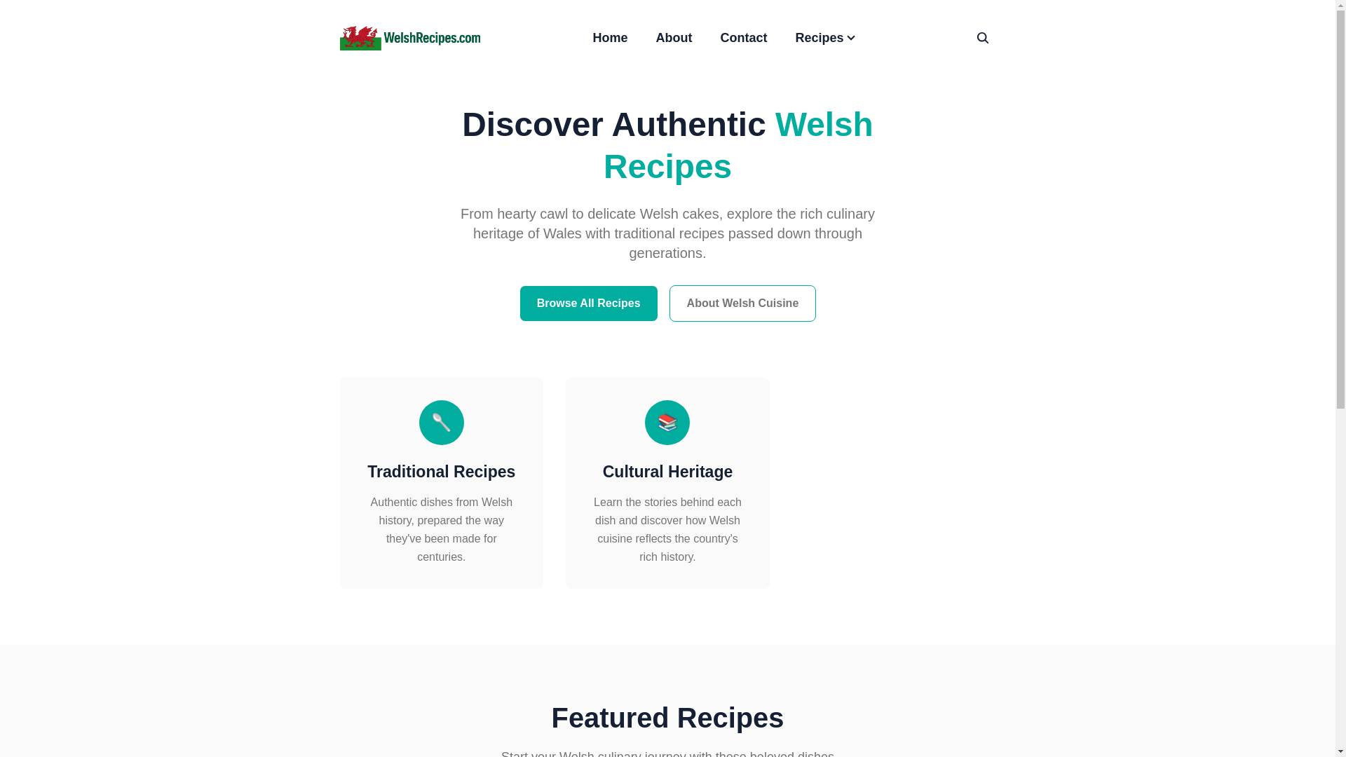website screenshot of https://wlesh-recipes.pages.dev/