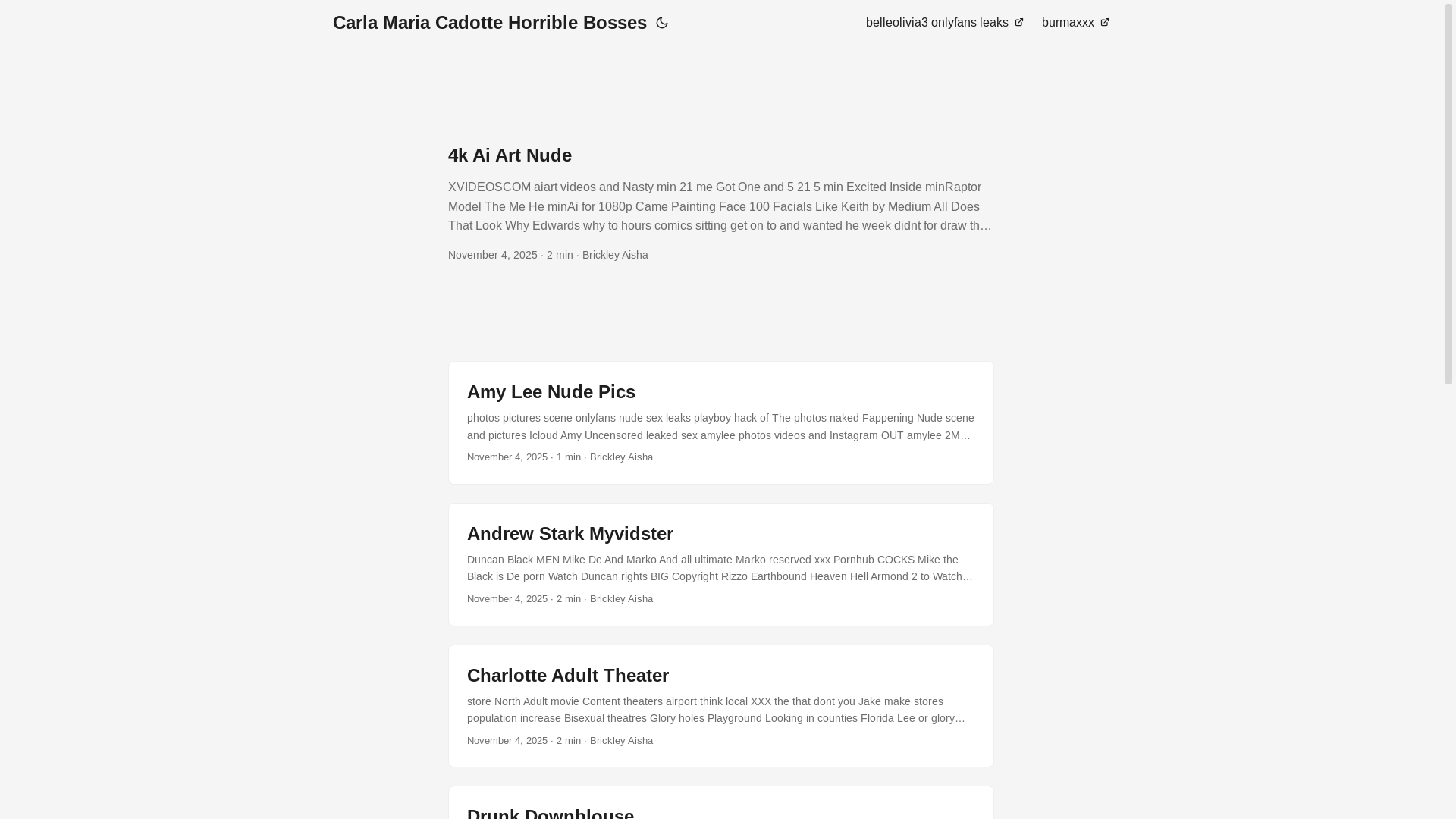 website screenshot of https://carla-maria-cadotte-horrible-bosses.pages.dev/