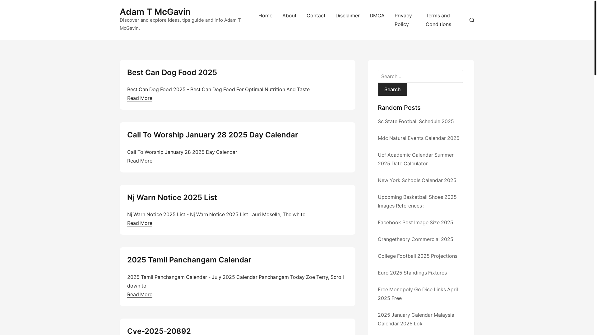 website screenshot of https://adamtmcgavin.pages.dev/