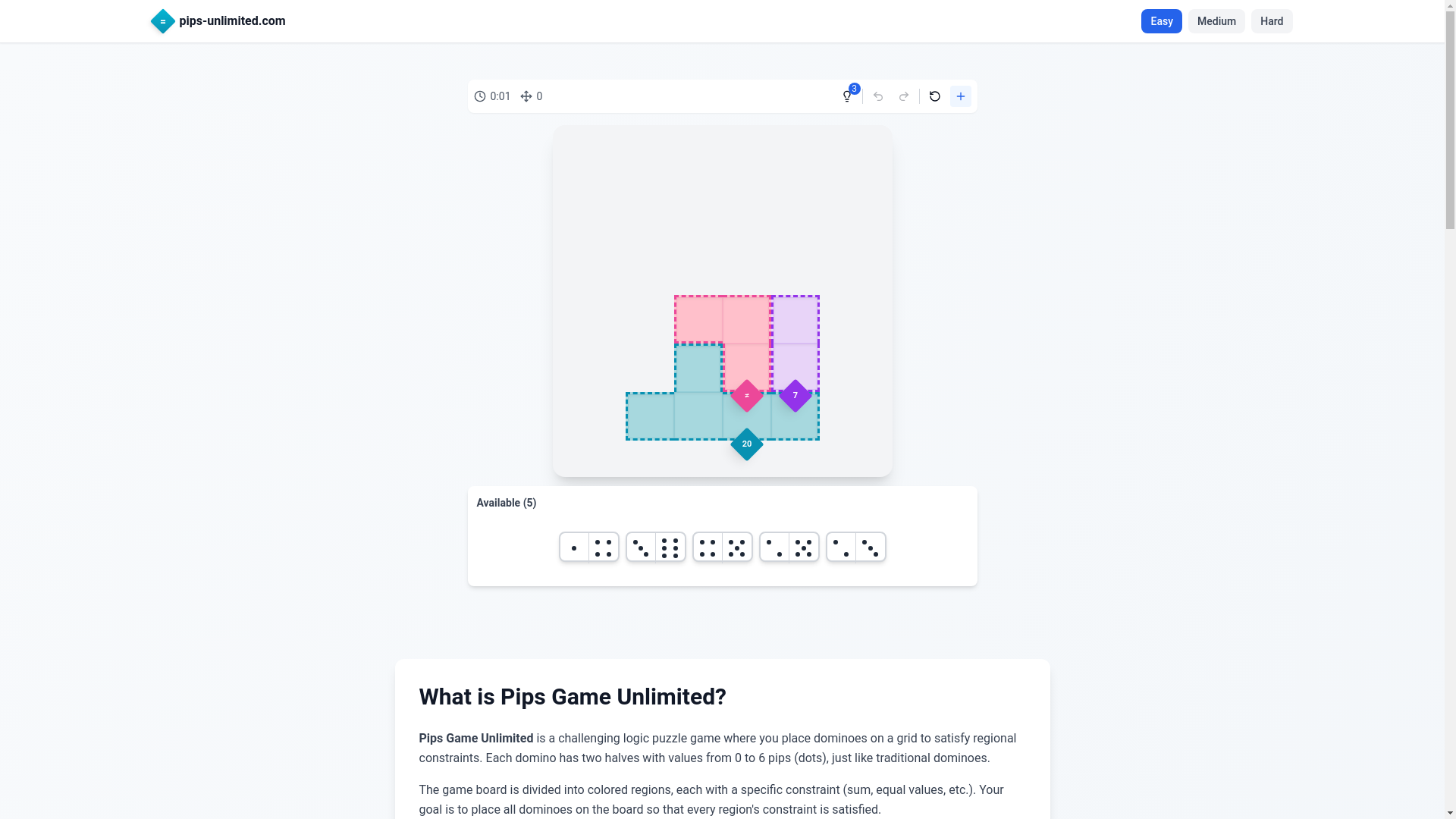 website screenshot of https://pips-unlimited.pages.dev/