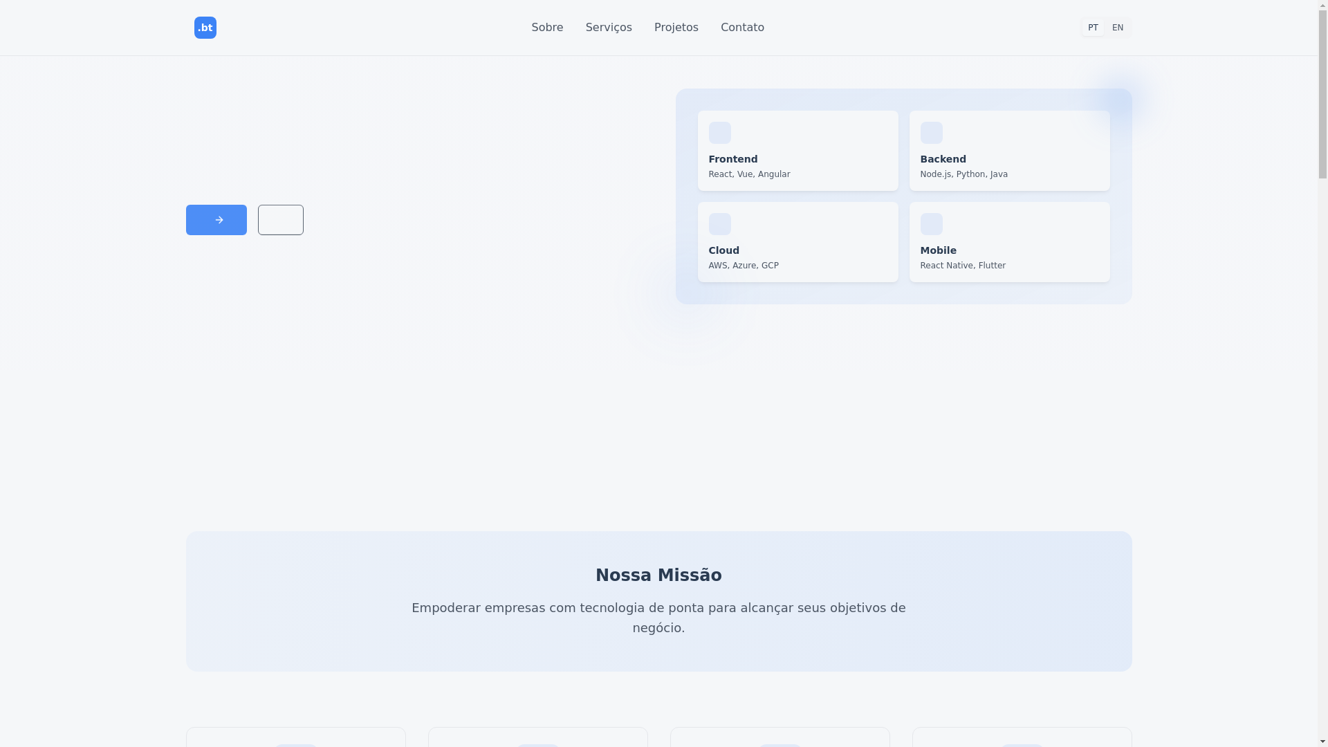 website screenshot of https://barbosatech.pages.dev/