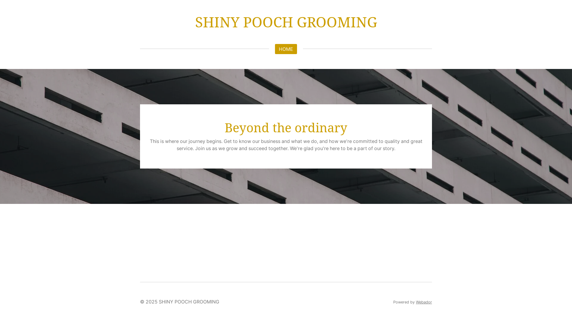 website screenshot of https://shiny-pooch-grooming.co.uk/