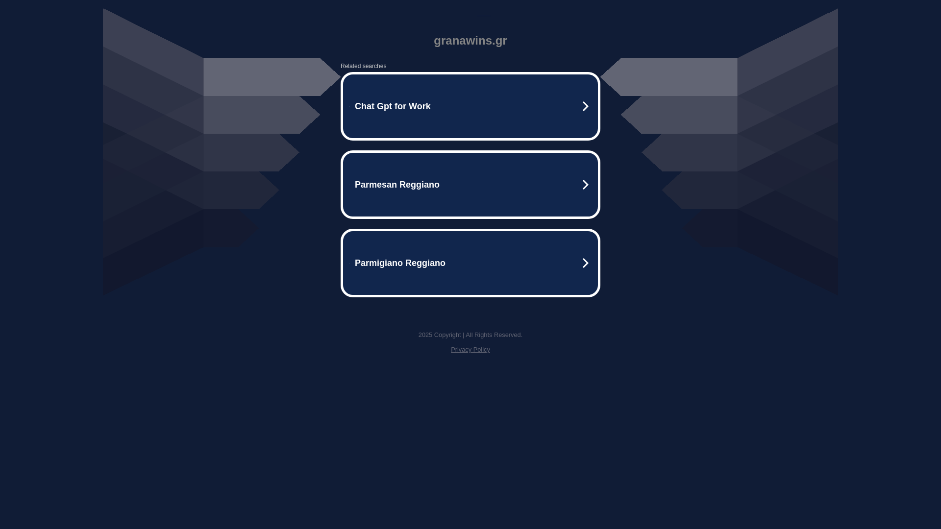 website screenshot of https://granawins.gr/