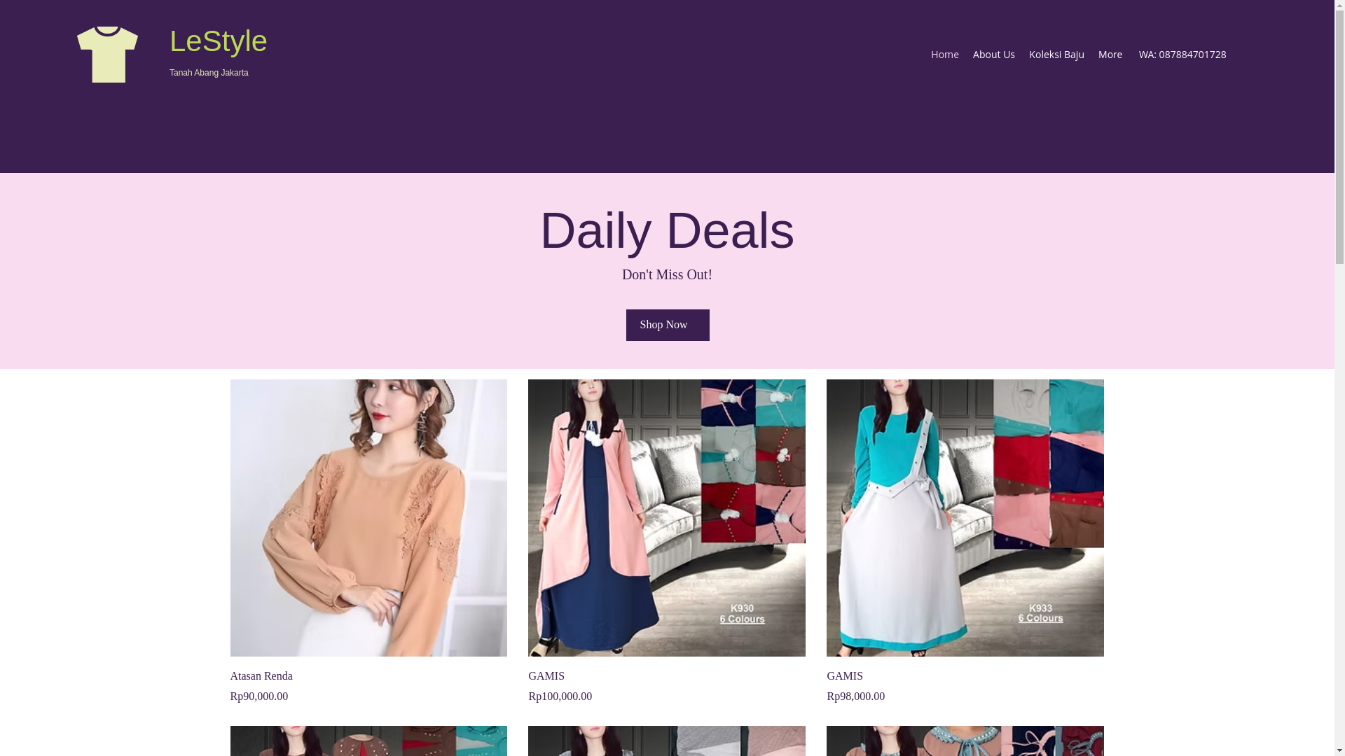 website screenshot of https://lestylemetro.com/
