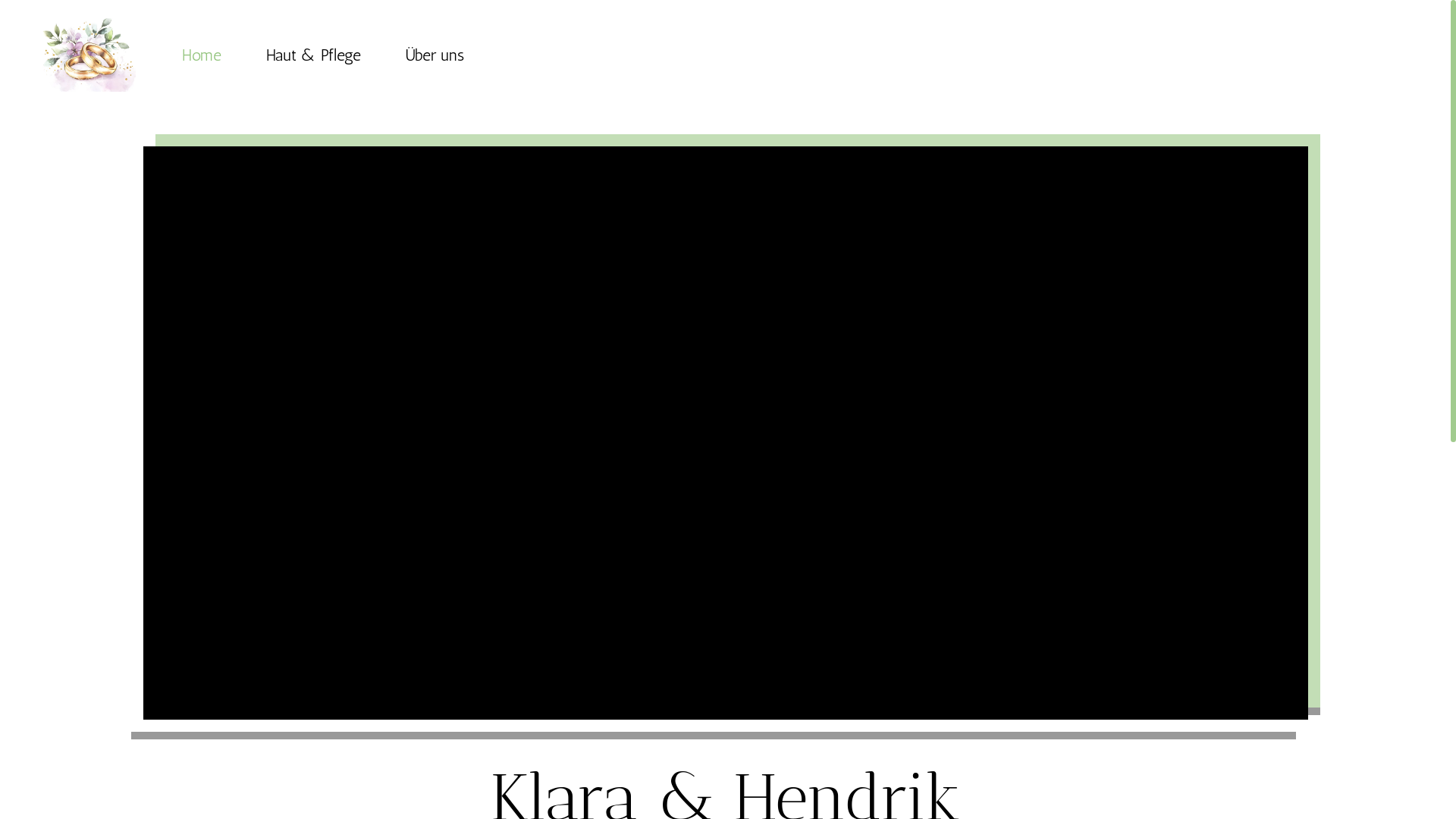 website screenshot of https://hochzeitklarahendrik.de/