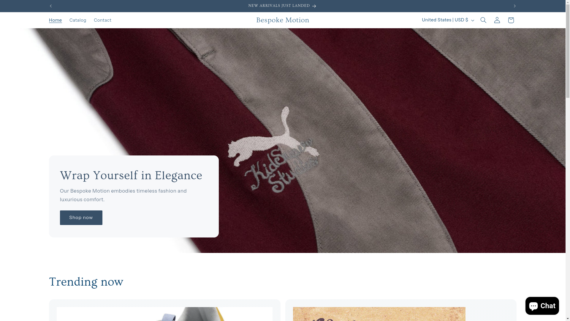 website screenshot of https://bespokemotion.lol/