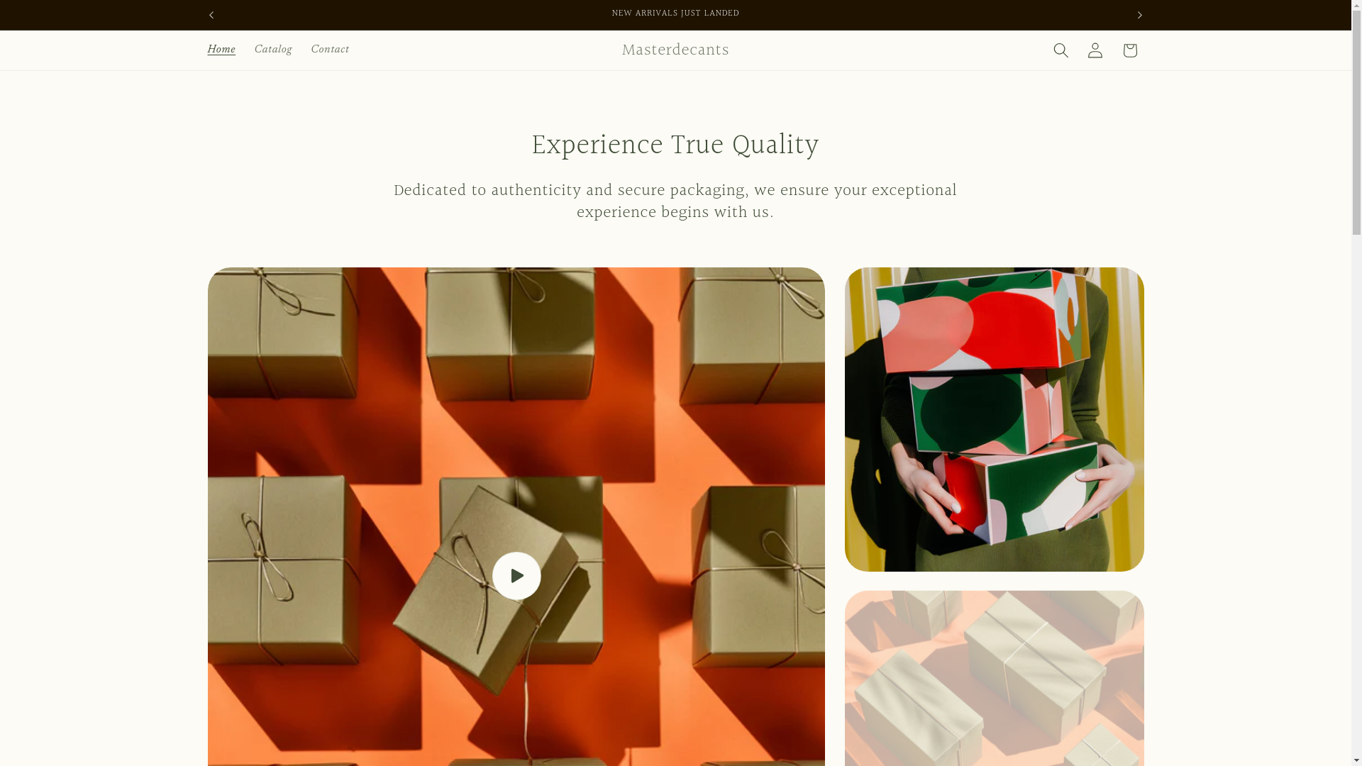 website screenshot of https://masterdecants.com/