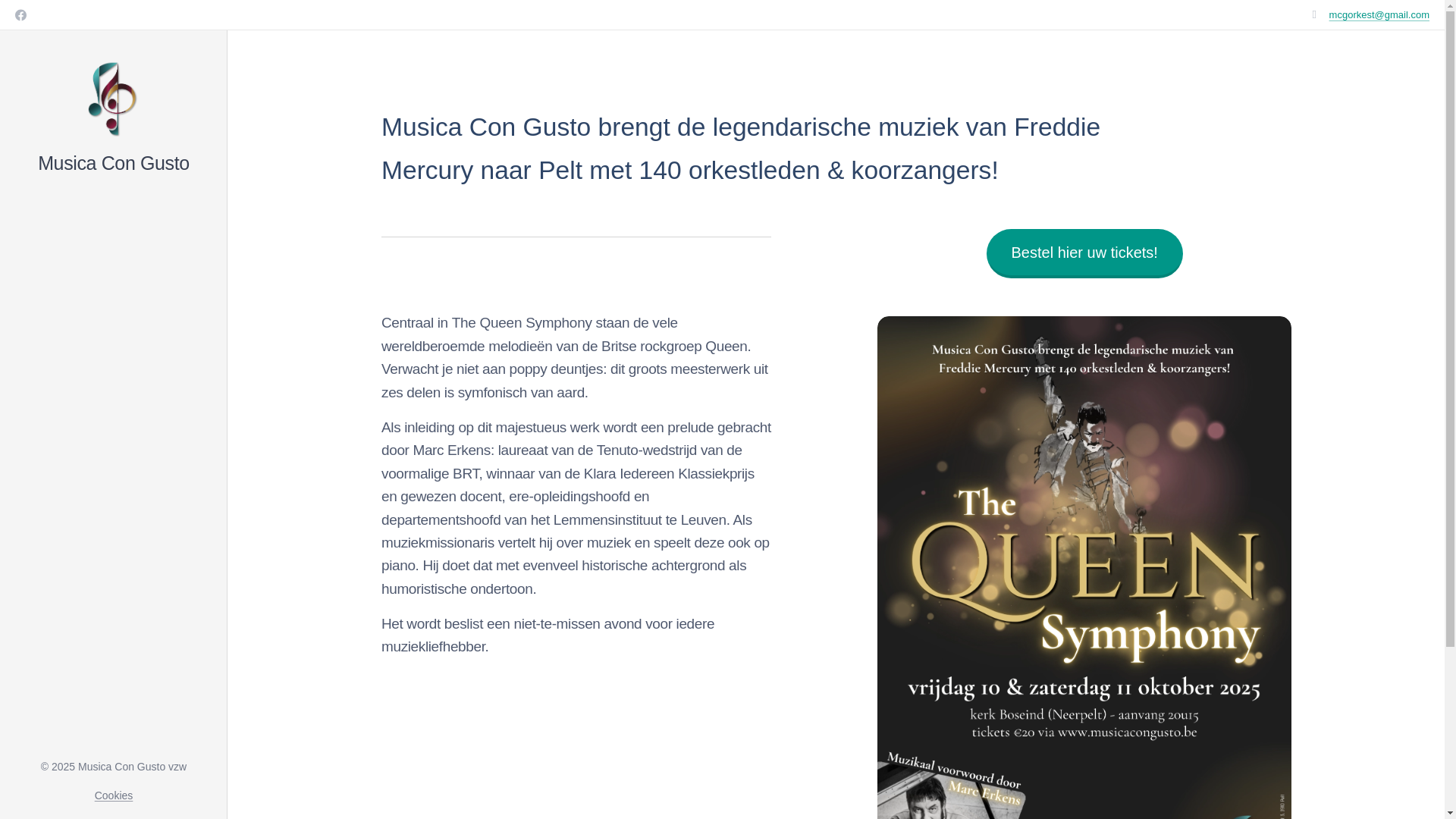 website screenshot of https://musicacongusto.be/