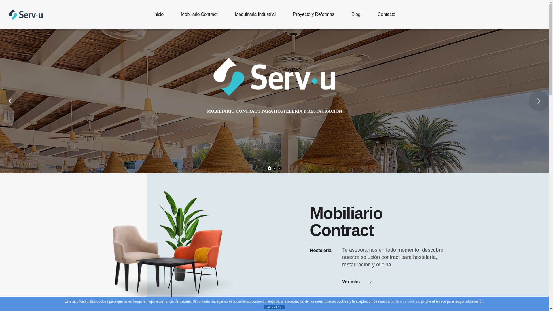 website screenshot of https://www.servulanzarote.com/