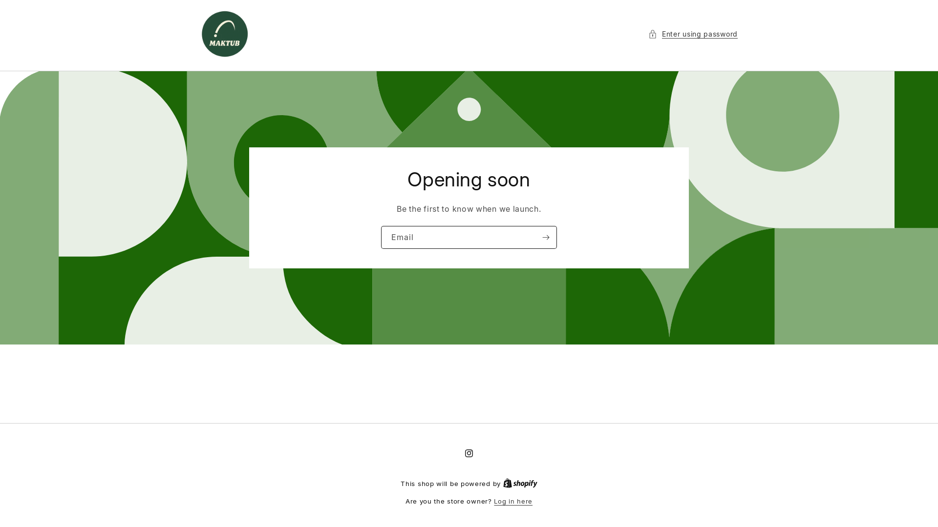 website screenshot of https://maktubcoffeeroaster.com/
