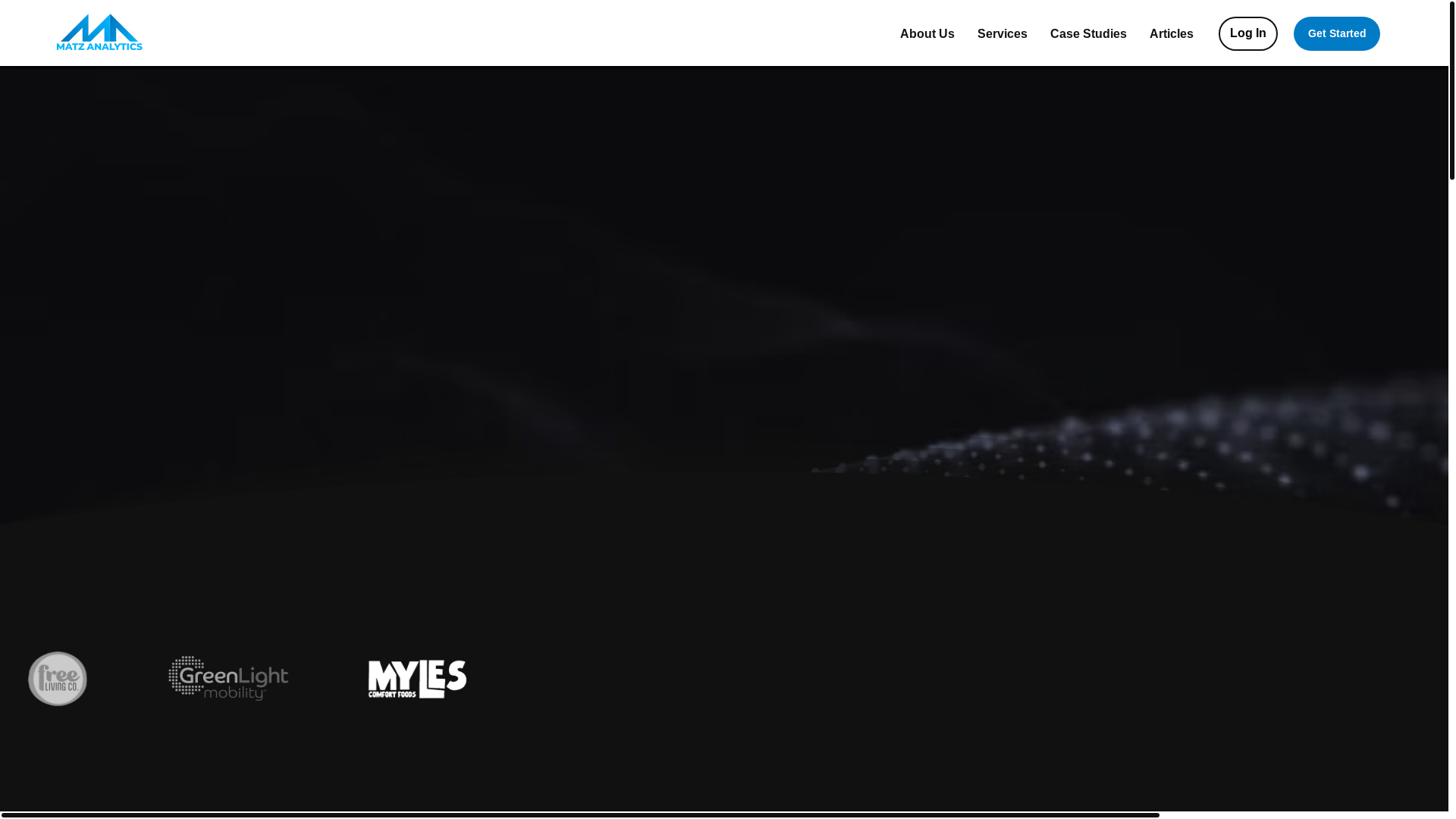 website screenshot of https://matzanalytics.site/